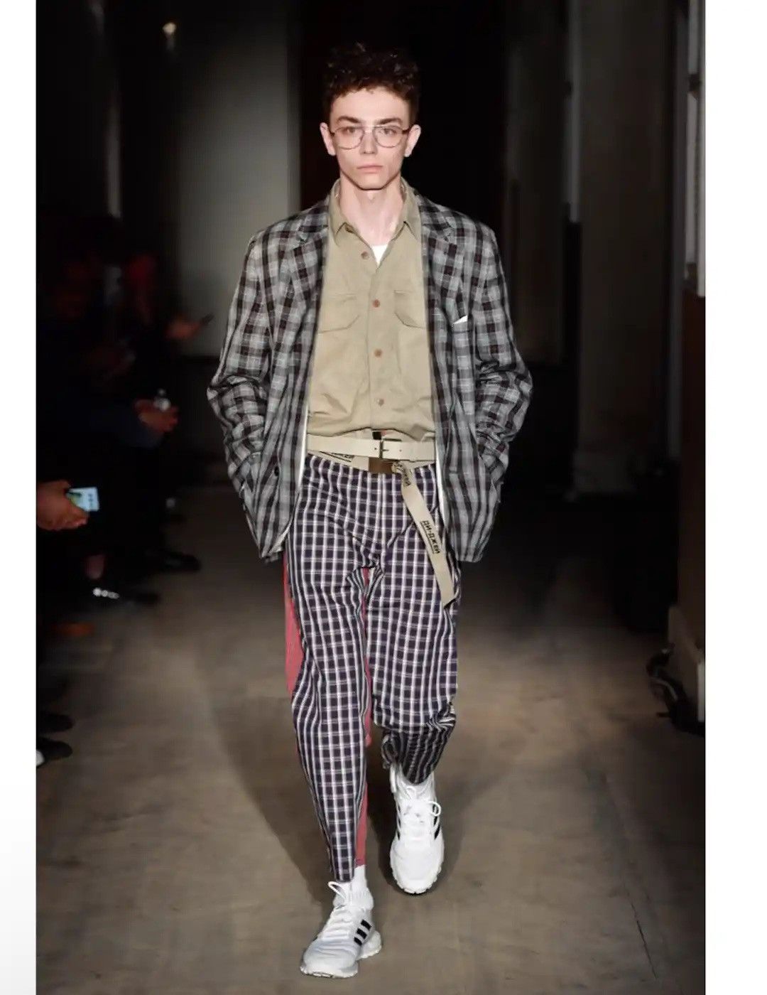 Image of Gosha Rubchinskiy S/s 18 Combo Check Pant, Men's (Size 30)