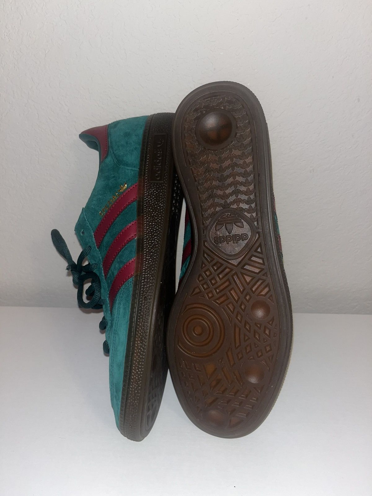 Adidas Adidas Handball Spezial Collegiate Green Maroon Size 10.5 Size US 10.5 / EU 43-44 - 3 Thumbnail
