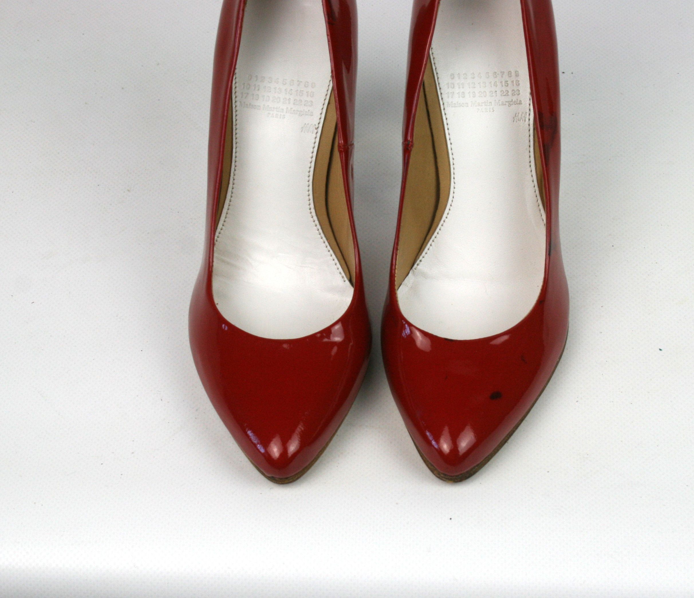 H&M × Maison Margiela Plexi Lucite Clear Wedge Heels Size US 7 / IT 37 - 4 Thumbnail