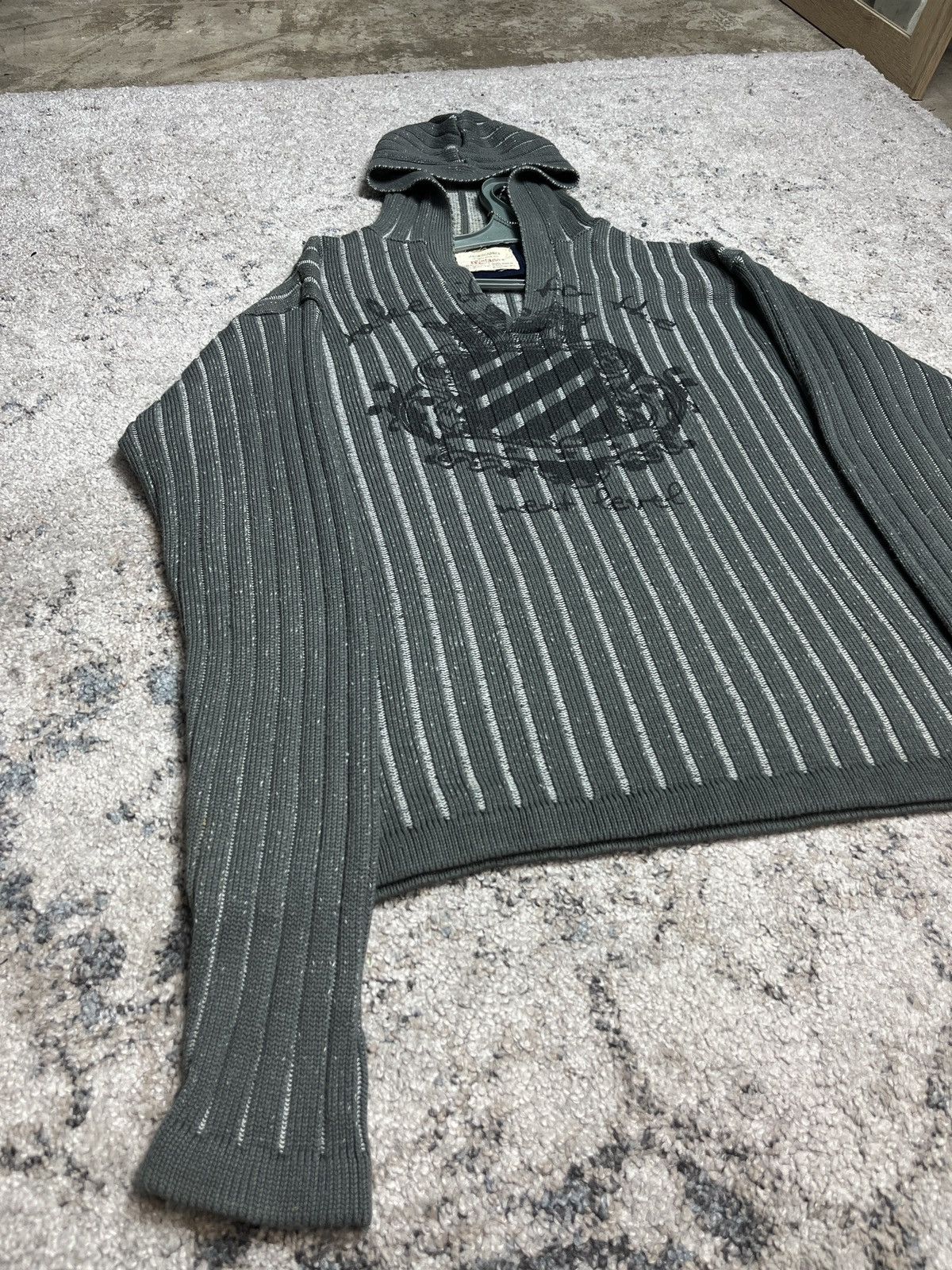 Other RARE VINTAGE STRIPED HOODED SWEATER FLARED SLEEVES - 1396 Size US L / EU 52-54 / 3 - 2 Thumbnail