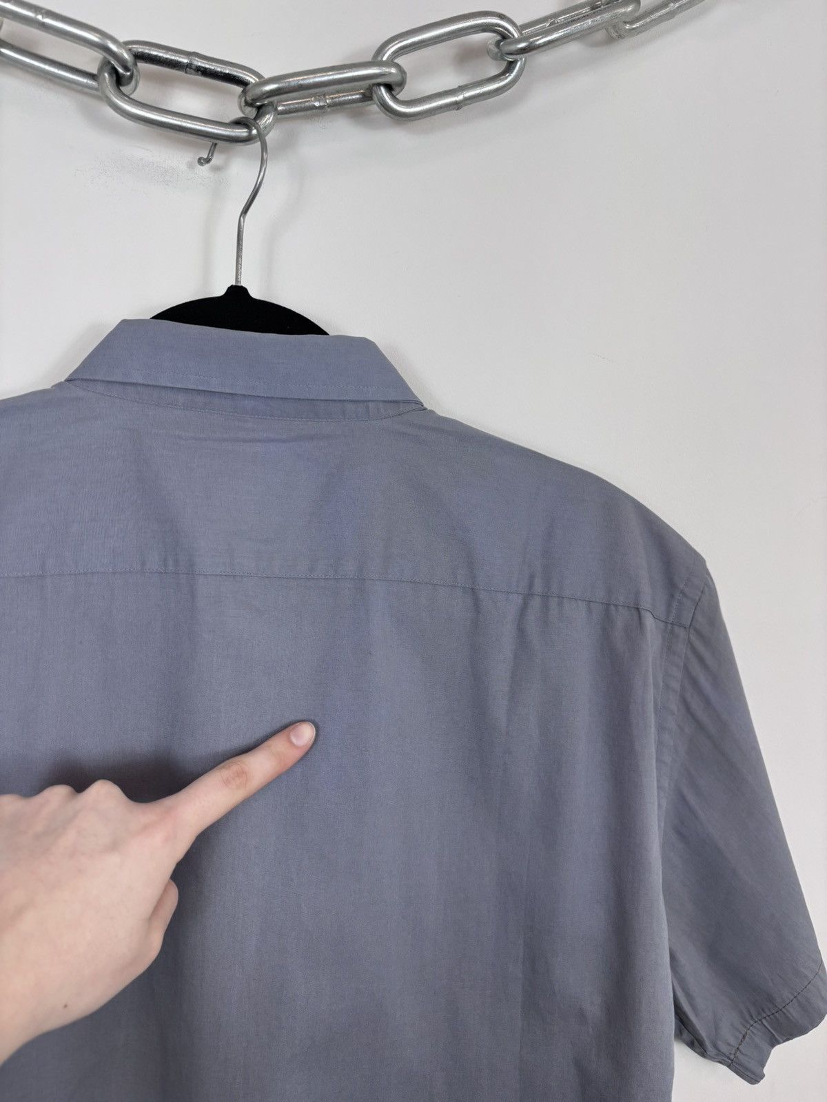 Versace Vintage Versace Classic Men’s Grey Short Sleeve Shirt Size US XL / EU 56 / 4 - 18 Thumbnail