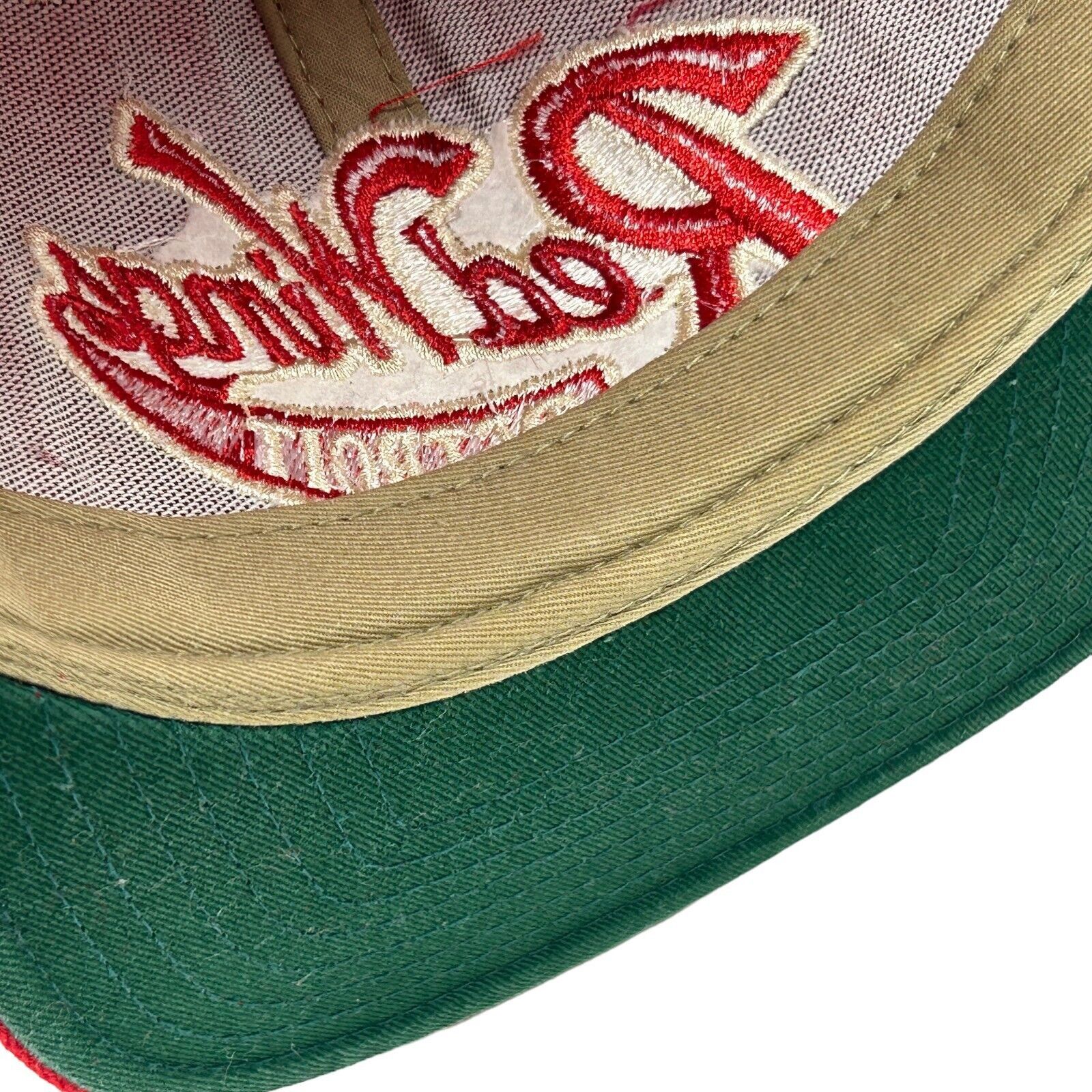Reebok Detroit Red Wings Script Wool Hat Baseball Cap Red Reebok Size ONE SIZE - 5 Thumbnail