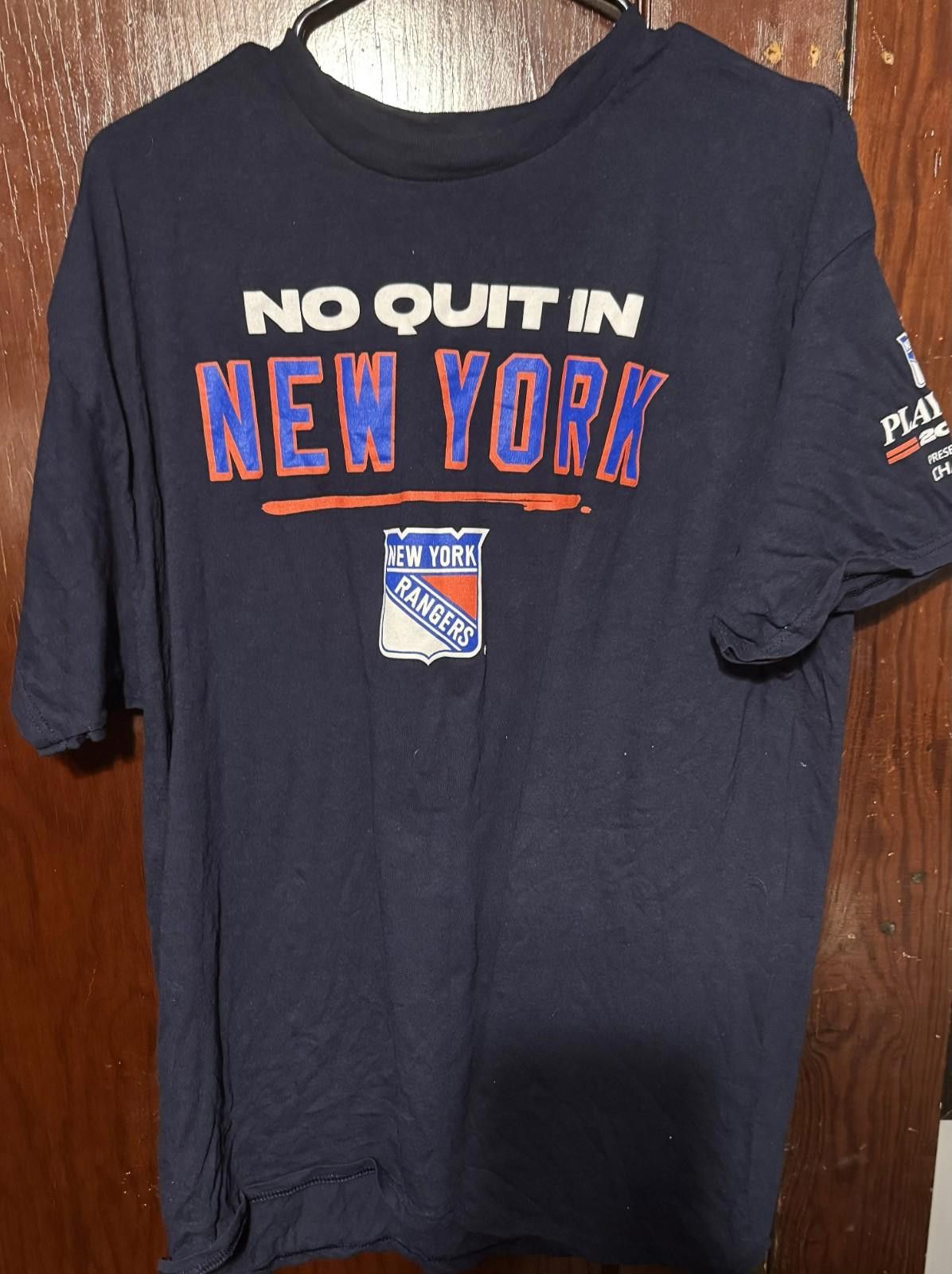Gildan New York Rangers Short Sleeve T-shirt Blue Men's Size XL Size ONE SIZE - 1 Thumbnail