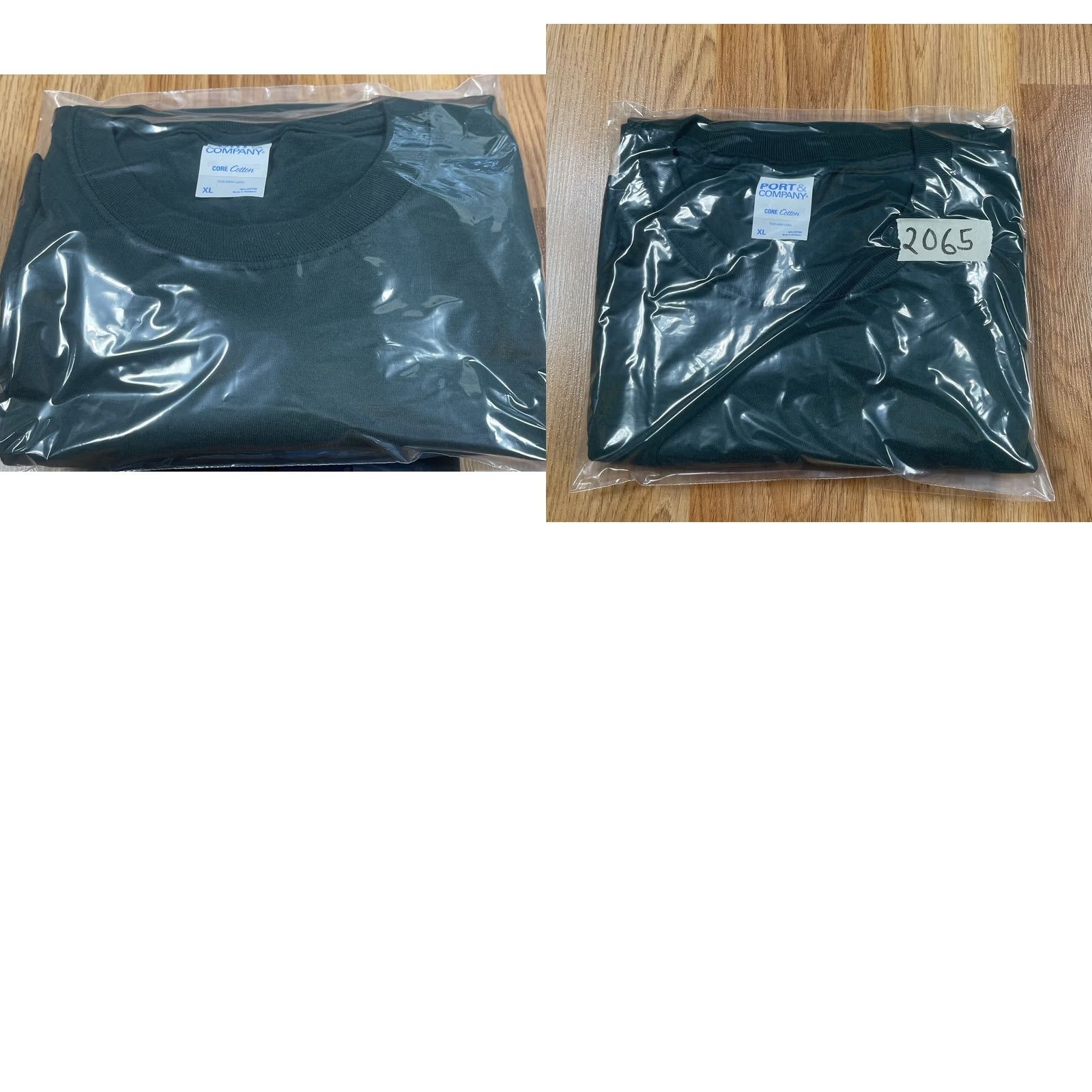 Port & Company Port & Company T-Shirt Mens XL Extra Large Green Blank Short Sleeve CrewNeck Size US XL / EU 56 / 4 - 9 Thumbnail