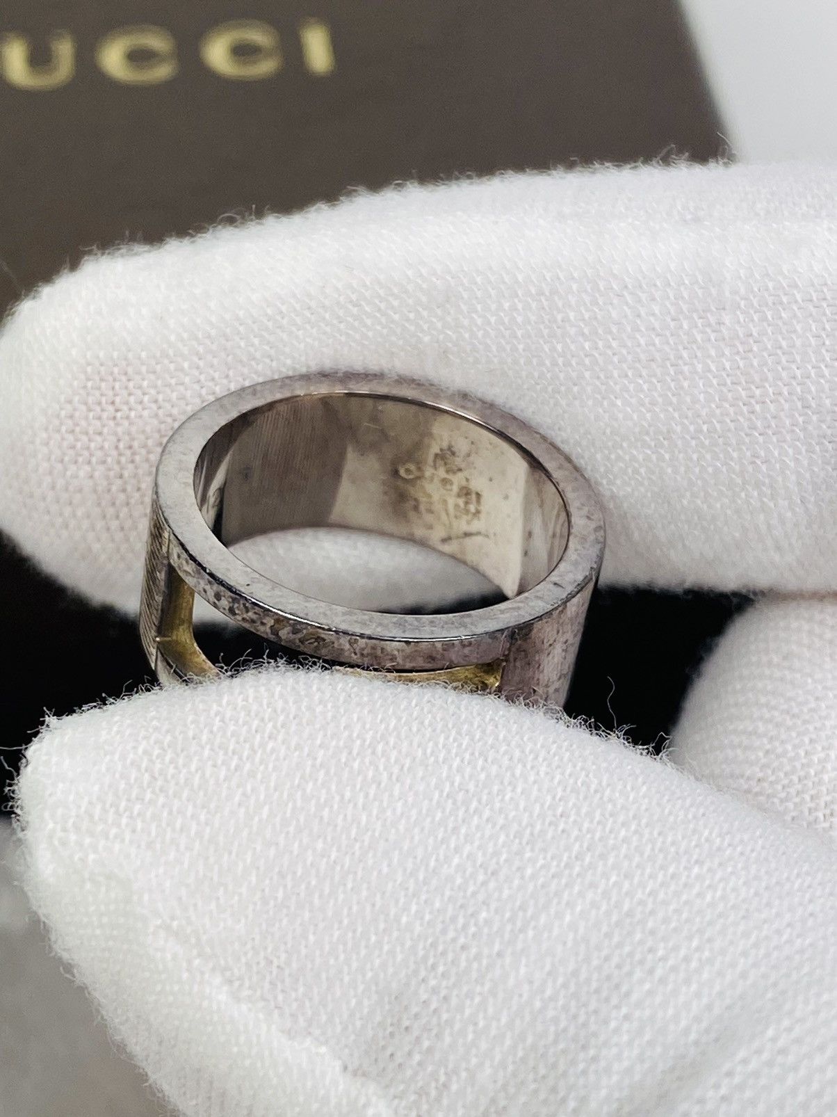 Gucci Gucci .925 Silver G Ring Size IT 12 Size ONE SIZE - 4 Thumbnail