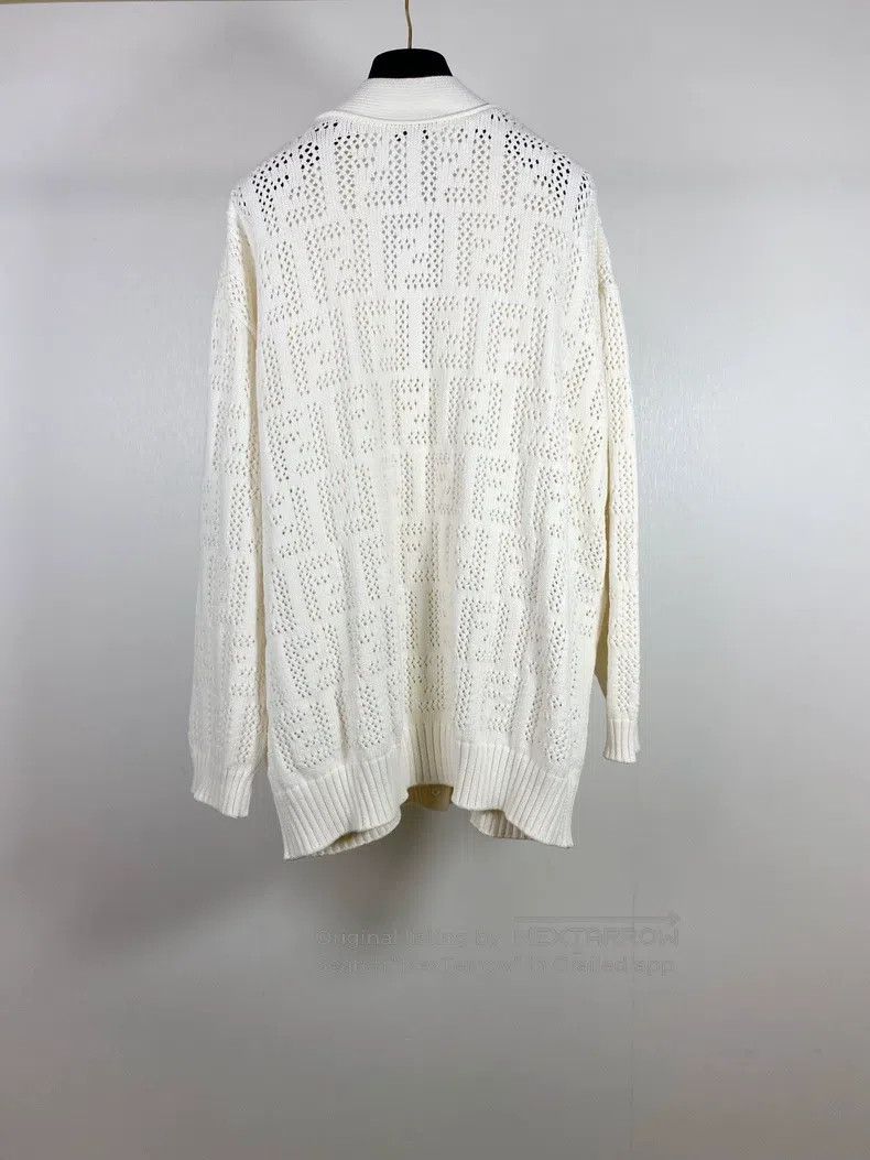 Fendi Fendi Lace-up Openwork Cardigan Size XS / US 0-2 / IT 36-38 - 2 Thumbnail