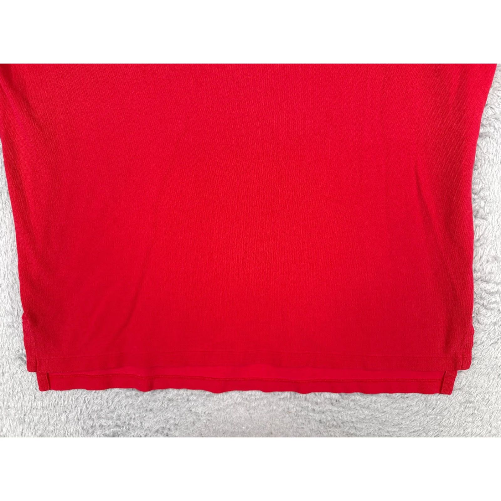 Ralph Lauren VINTAGE Ralph Lauren Polo Shirt Adult XL Red Short Sleeve 100% Cotton Jersey Button Embroidered Logo Modern American Sports Mens Size US XL / EU 56 / 4 - 5 Thumbnail