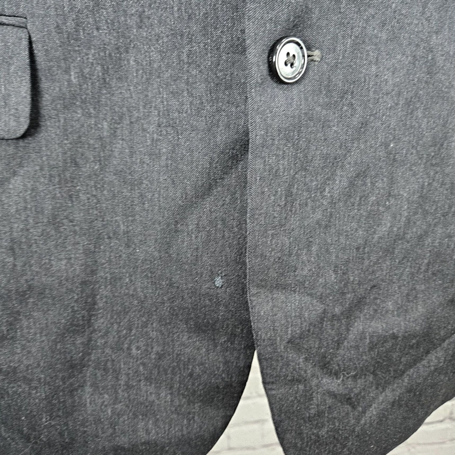 Jos. A. Bank Jos A Bank Grey 100% Wool Signature Tailored Fit Button Blazer Sport Coat 42L Jacket Blazer Mens Size 44R - 7 Thumbnail