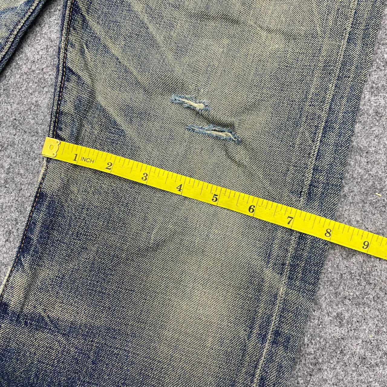 Levi's Vintage 90s Levis 501 Selvedge Distressed Denim Size US 30 / EU 46 - 6 Thumbnail