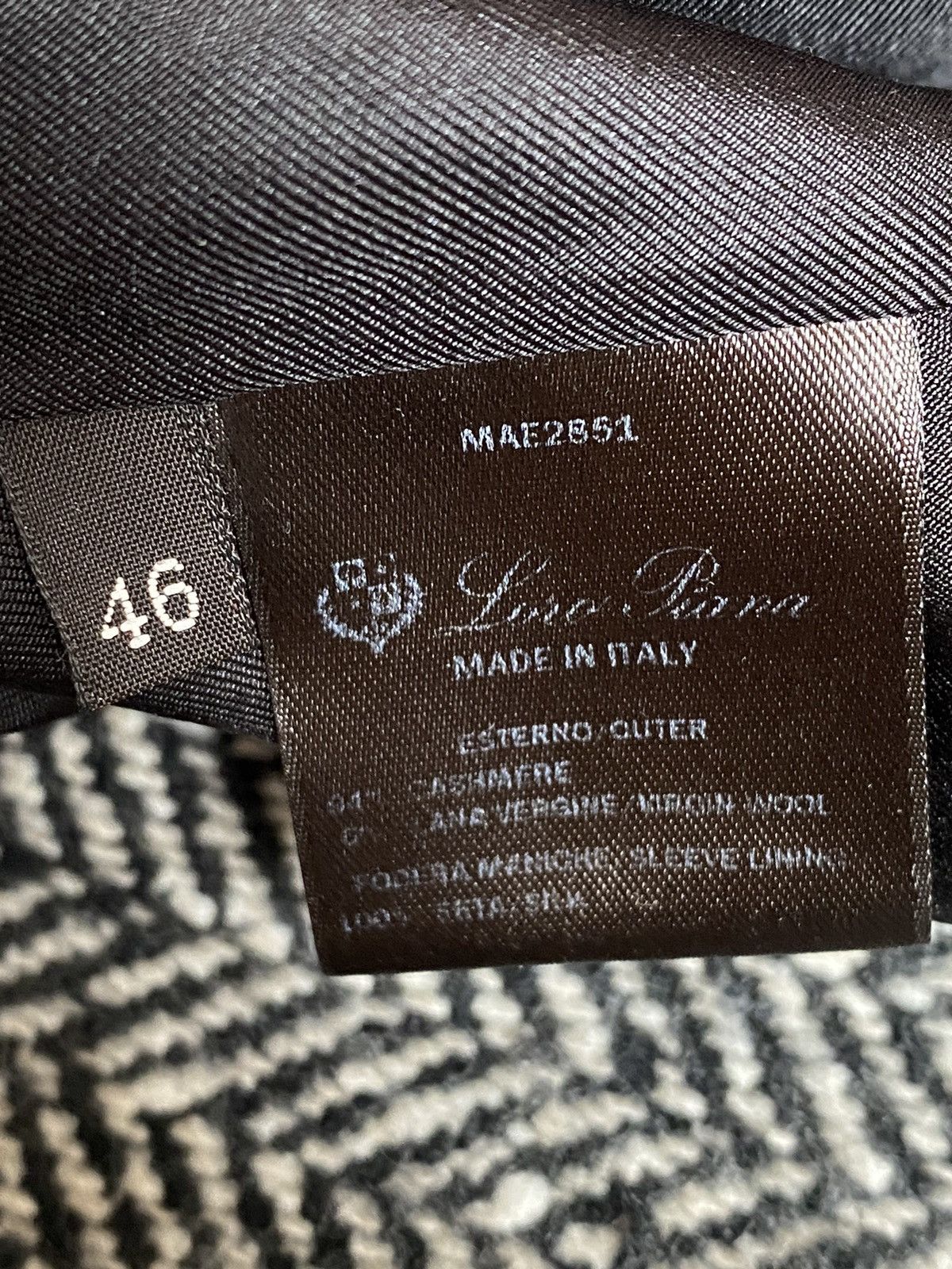 Loro Piana Loro Piana Cashmere/Wool Coat Size L / US 10 / IT 46 - 12 Thumbnail