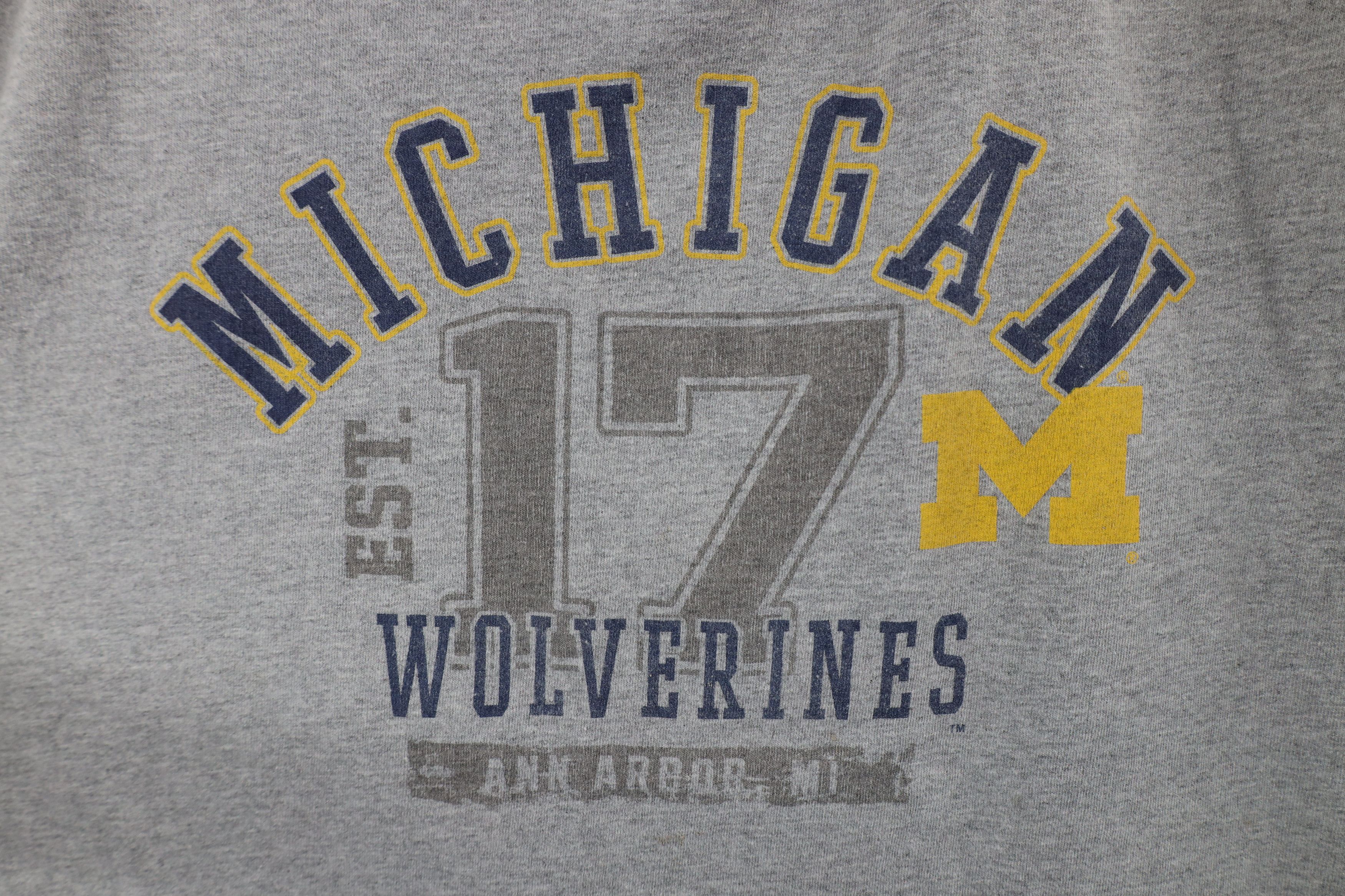 Vintage Vintage Out University of Michigan Short Sleeve T-Shirt Size US XXL / EU 58 / 5 - 4 Thumbnail