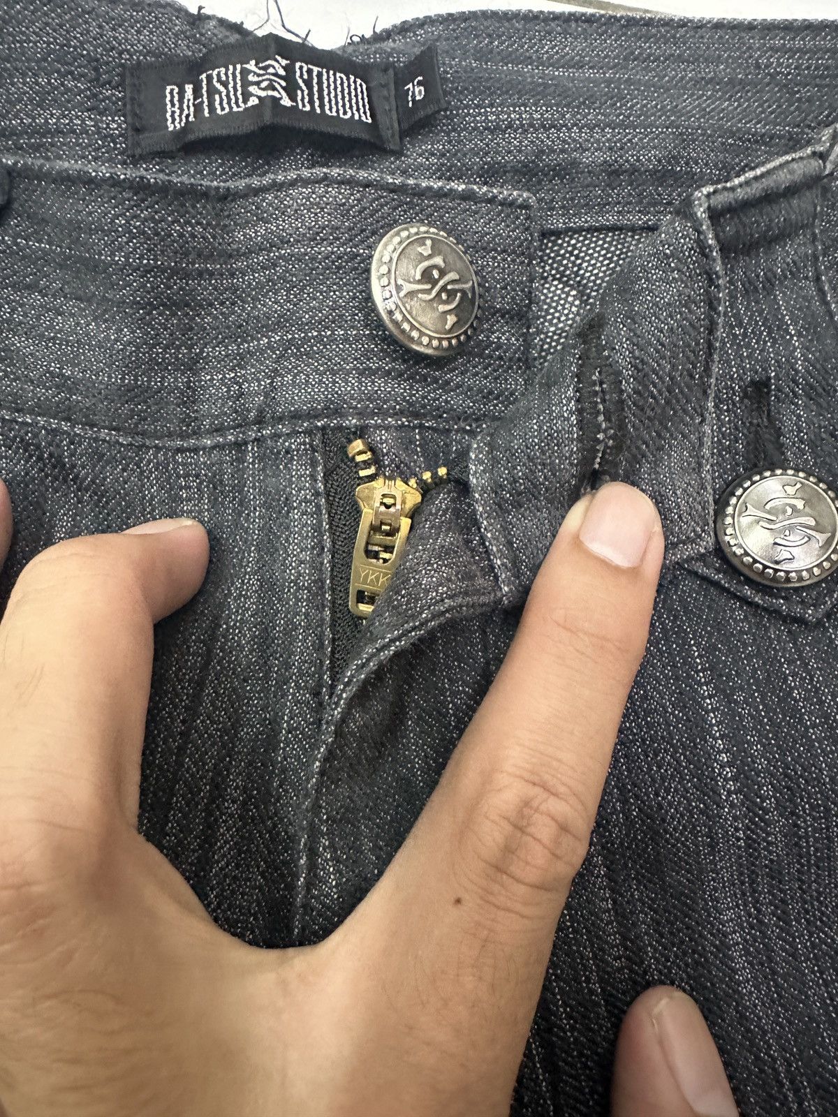Japanese Brand × Vintage Vintage Japanese BA-TSU STUDIO Flare Jeans Size US 29 - 6 Thumbnail