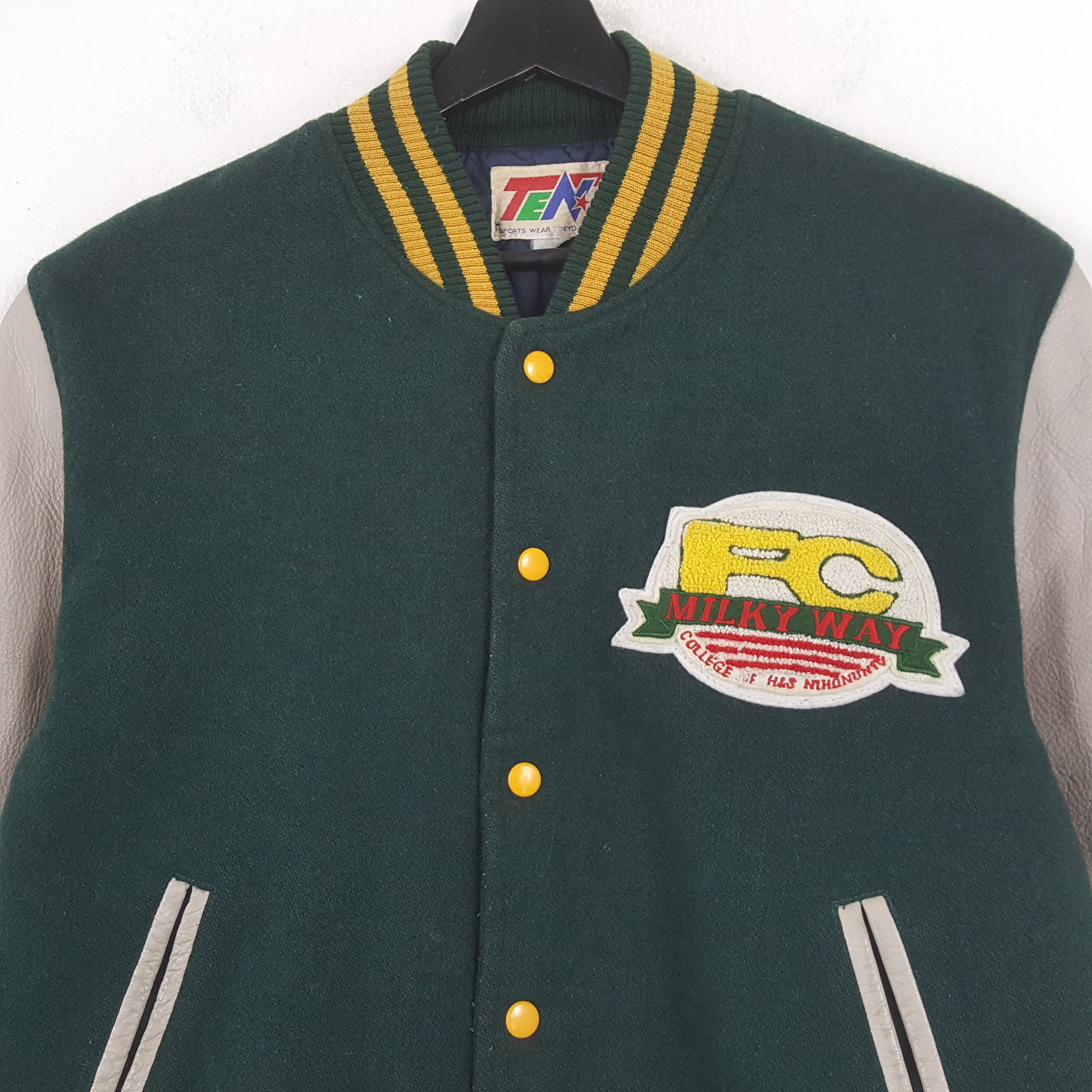 Vintage Football Club MILKY WAY Varsity Jacket C291N23 Size US M / EU 48-50 / 2 - 4 Thumbnail