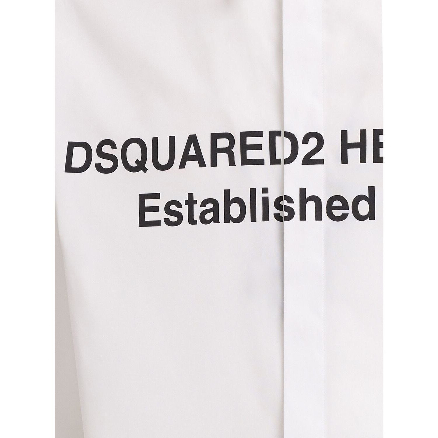 Dsquared2 DSQUARED2 White Heritage Shirt New & Authentic (Men's size:M Size US M / EU 48-50 / 2 - 2 Thumbnail