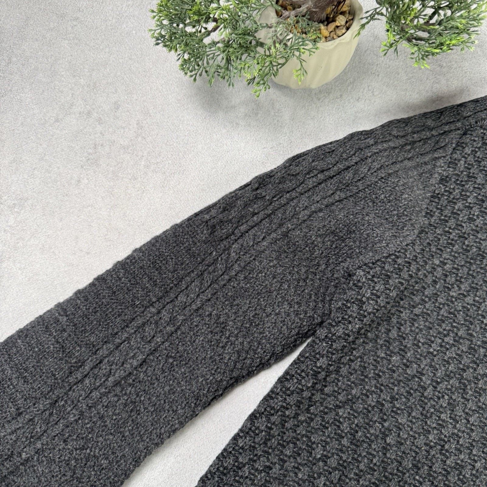 Belstaff Belstaff Men Wool Sweater Grey Size L Large Knit Size US L / EU 52-54 / 3 - 3 Thumbnail