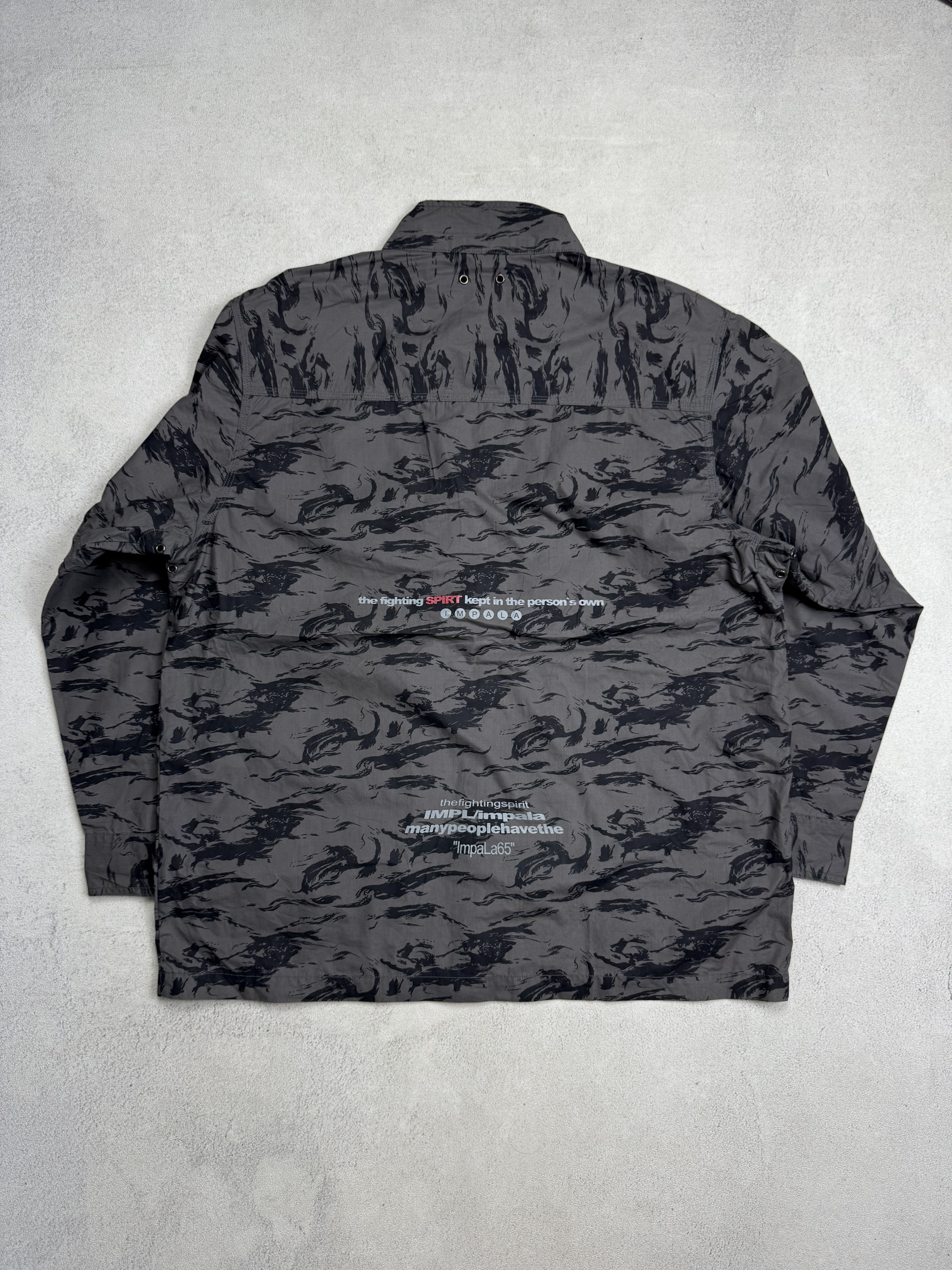 Japanese Brand IMPALA 2 in 1 Tactical Jacket Black Camo Detachable Sleeves Size US L / EU 52-54 / 3 - 4 Thumbnail