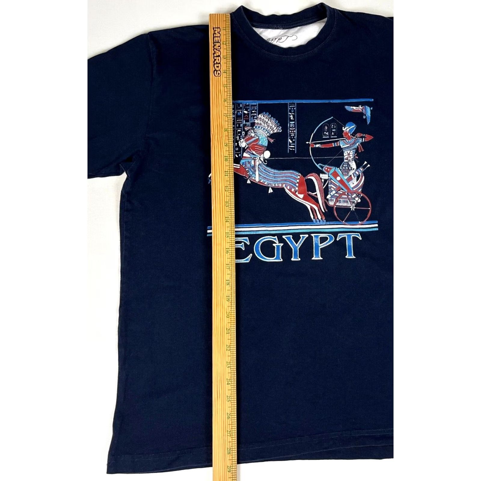Vintage Egypt Unisex T-Shirt Navy Sz M Adults Regular Crew Neck Short Sleeve Graphic Print Vintage/Pre-owned Size US M / EU 48-50 / 2 - 5 Thumbnail