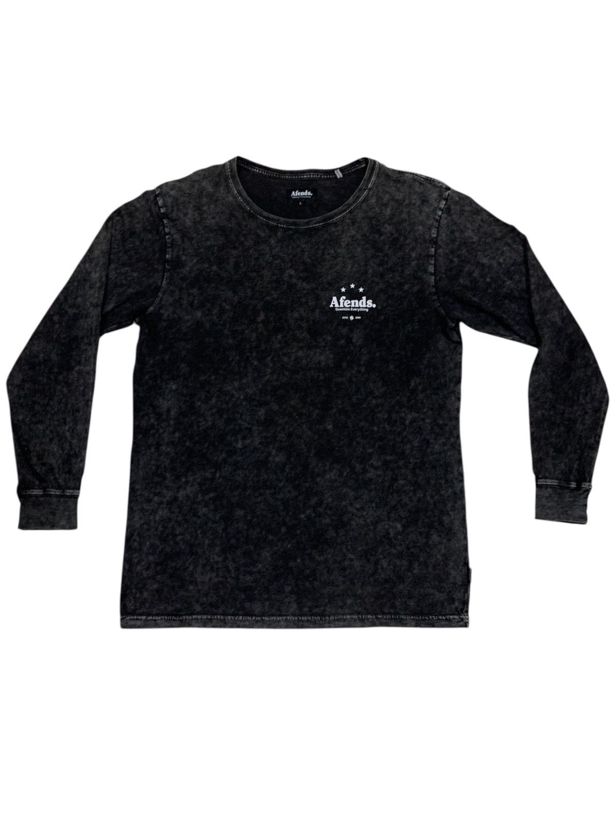 Afends Afends Acid Wash backprint longsleeve Size US M / EU 48-50 / 2 - 2 Thumbnail