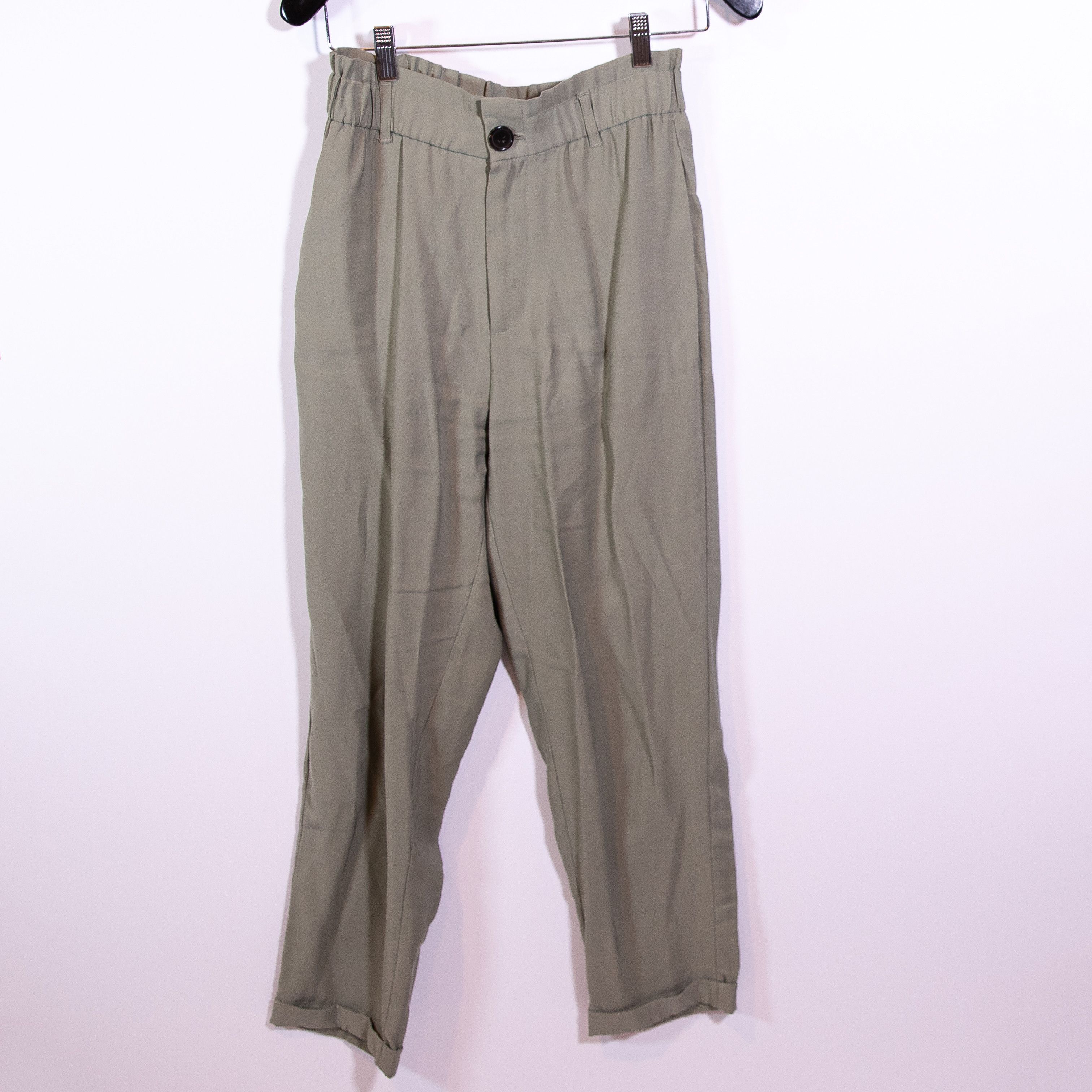 Zara Zara Women's Mid Rise Paper Bag Waist Ankle Size 27" / US 4 / IT 40 - 1 Thumbnail