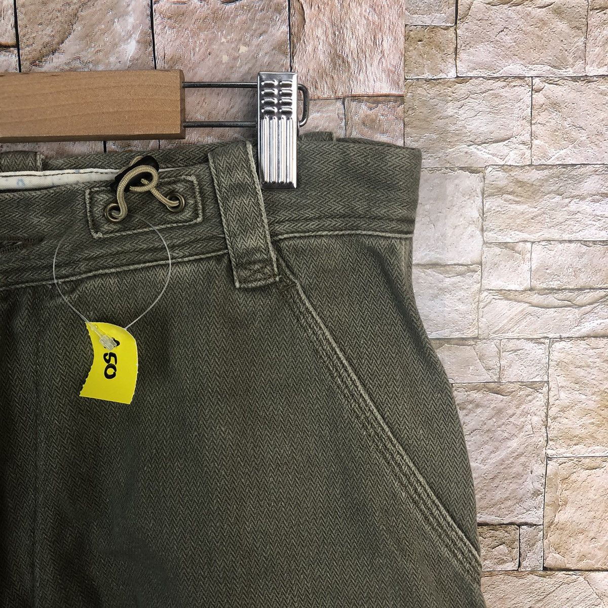 Japanese Brand Sunny Clouds Green Cargo Multipocket Pants #A50 Size US 29 - 9 Thumbnail