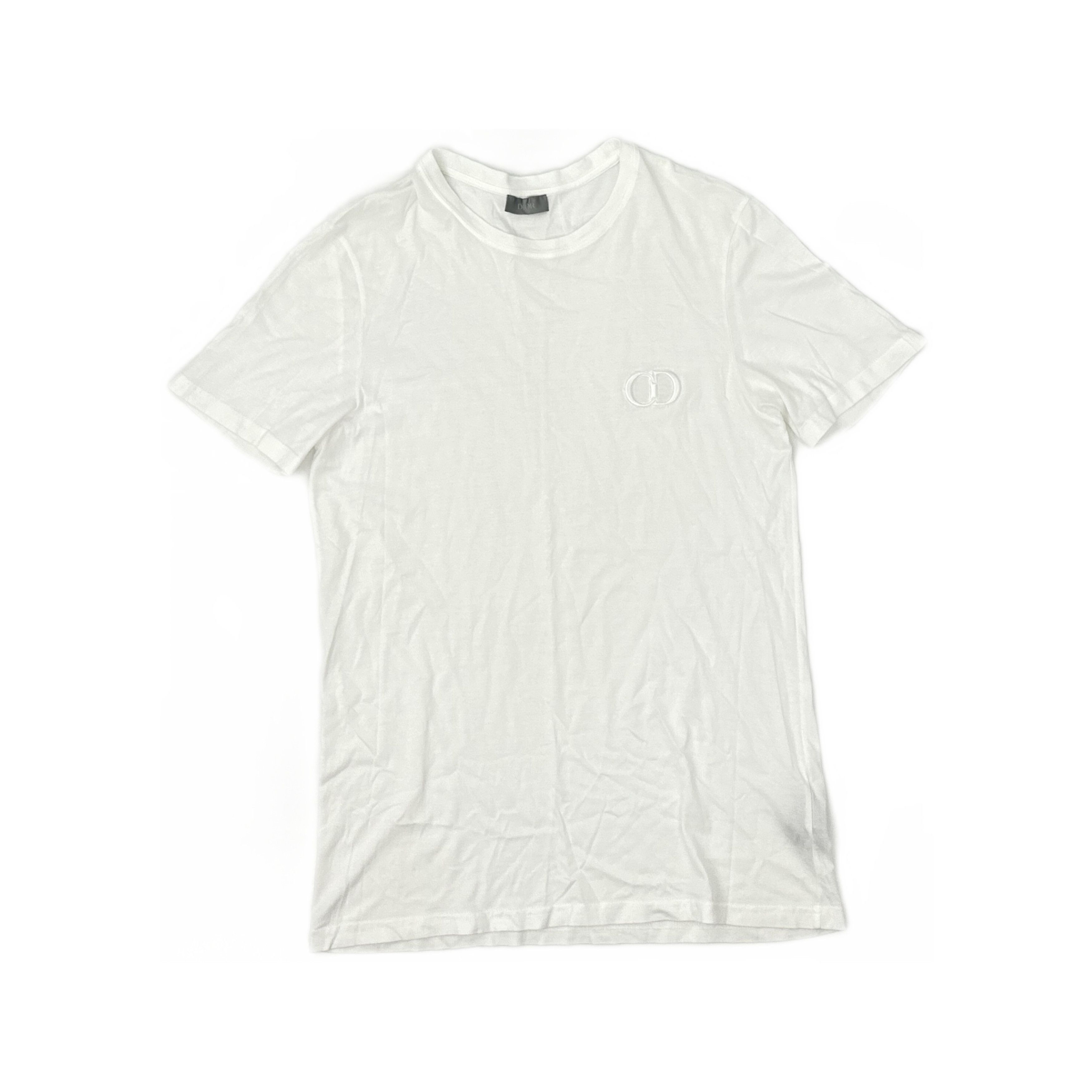 Dior Dior Logo Embroidery T-Shirt Size M Size US M / EU 48-50 / 2 - 1 Thumbnail