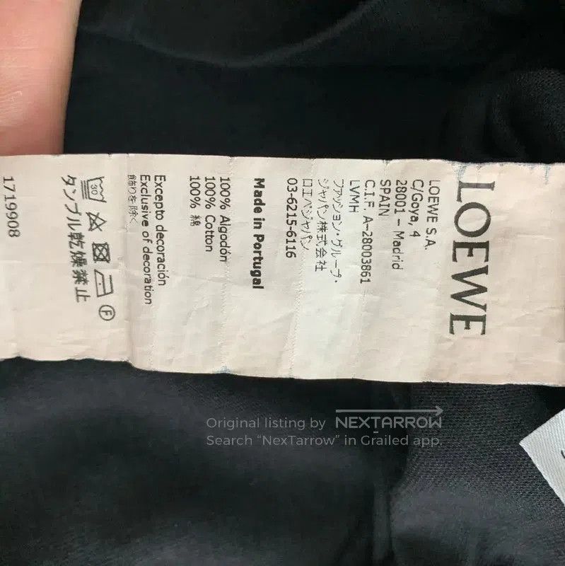 Loewe Loewe Black Cotton Women's T-Shirt . Size S / US 4 / IT 40 - 5 Thumbnail