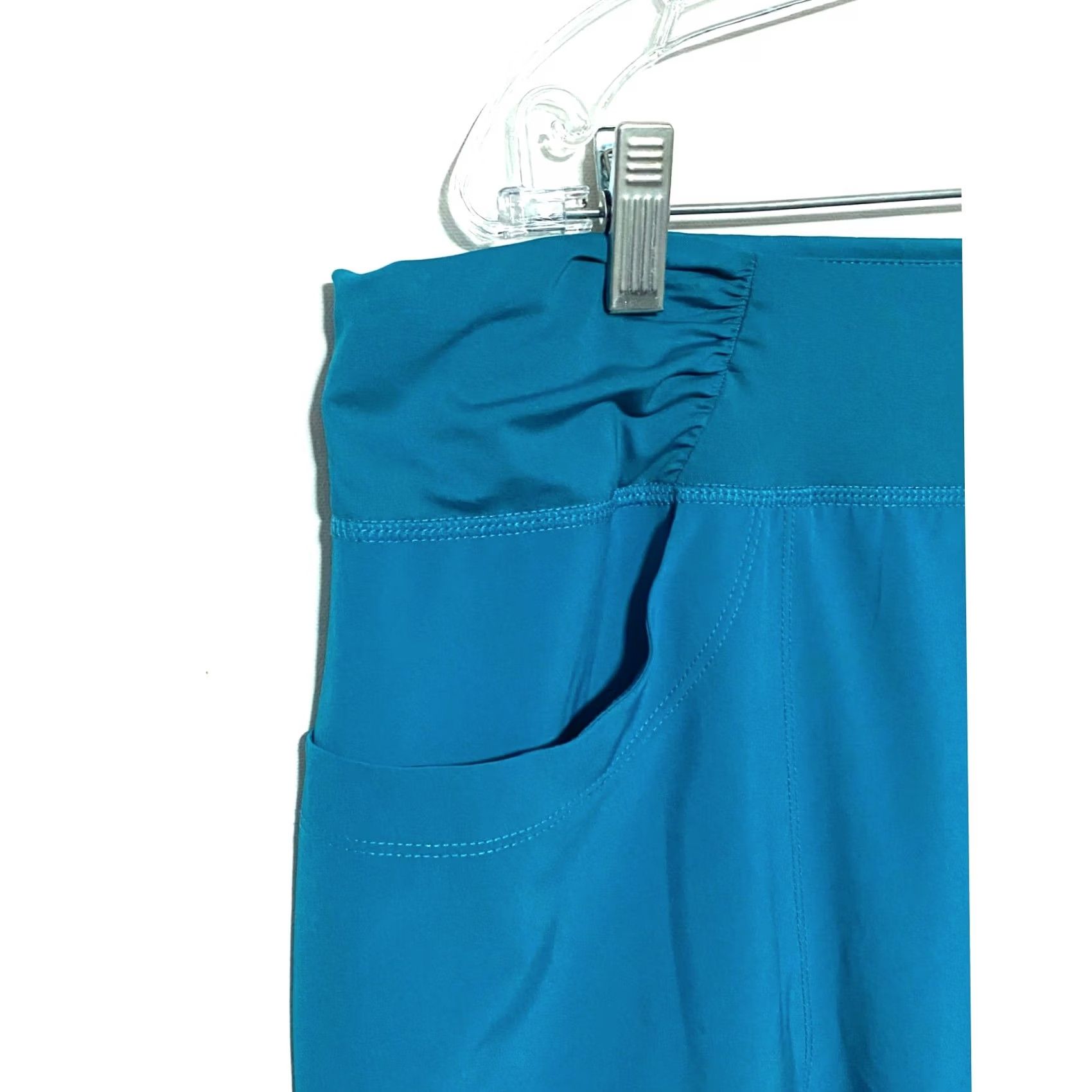 Vintage Reel Legends Pants Breezeway Ruched Ankles Pull On Pockets Quick Dry Womens XL Size 40" / US 18 - 3 Thumbnail