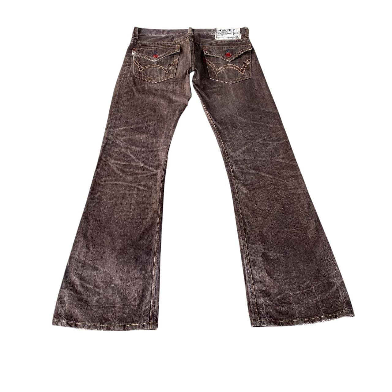Edwin FLARE EWDIN 503 HERINGBONE GHOSTCLAW DARK BROWN Size US 30 / EU 46 - 8 Thumbnail