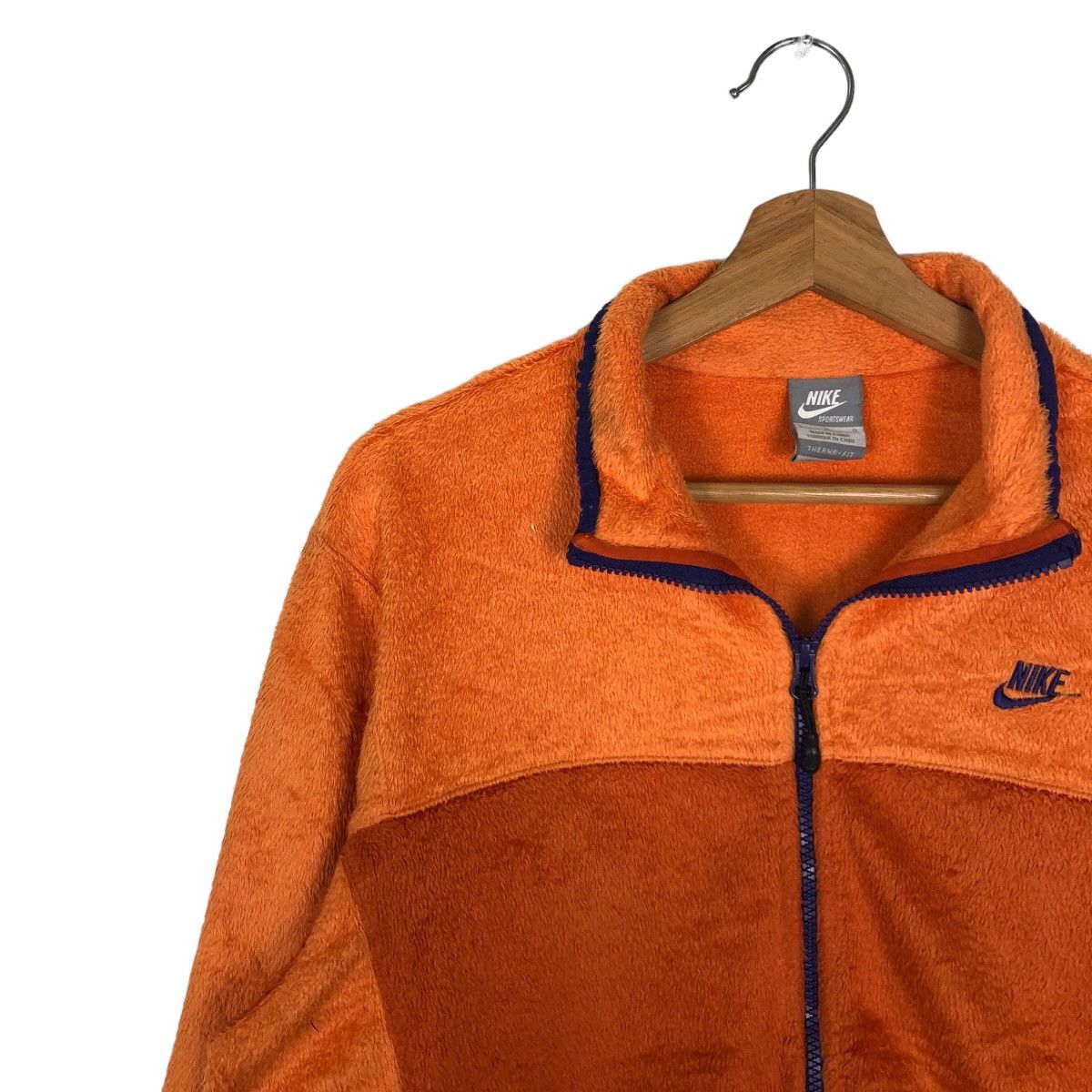 Nike 🔥VINTAGE NIKE SPORTSWEAR FLEECE JACKET RARE COLOUR DESIGN Size US L / EU 52-54 / 3 - 7 Thumbnail
