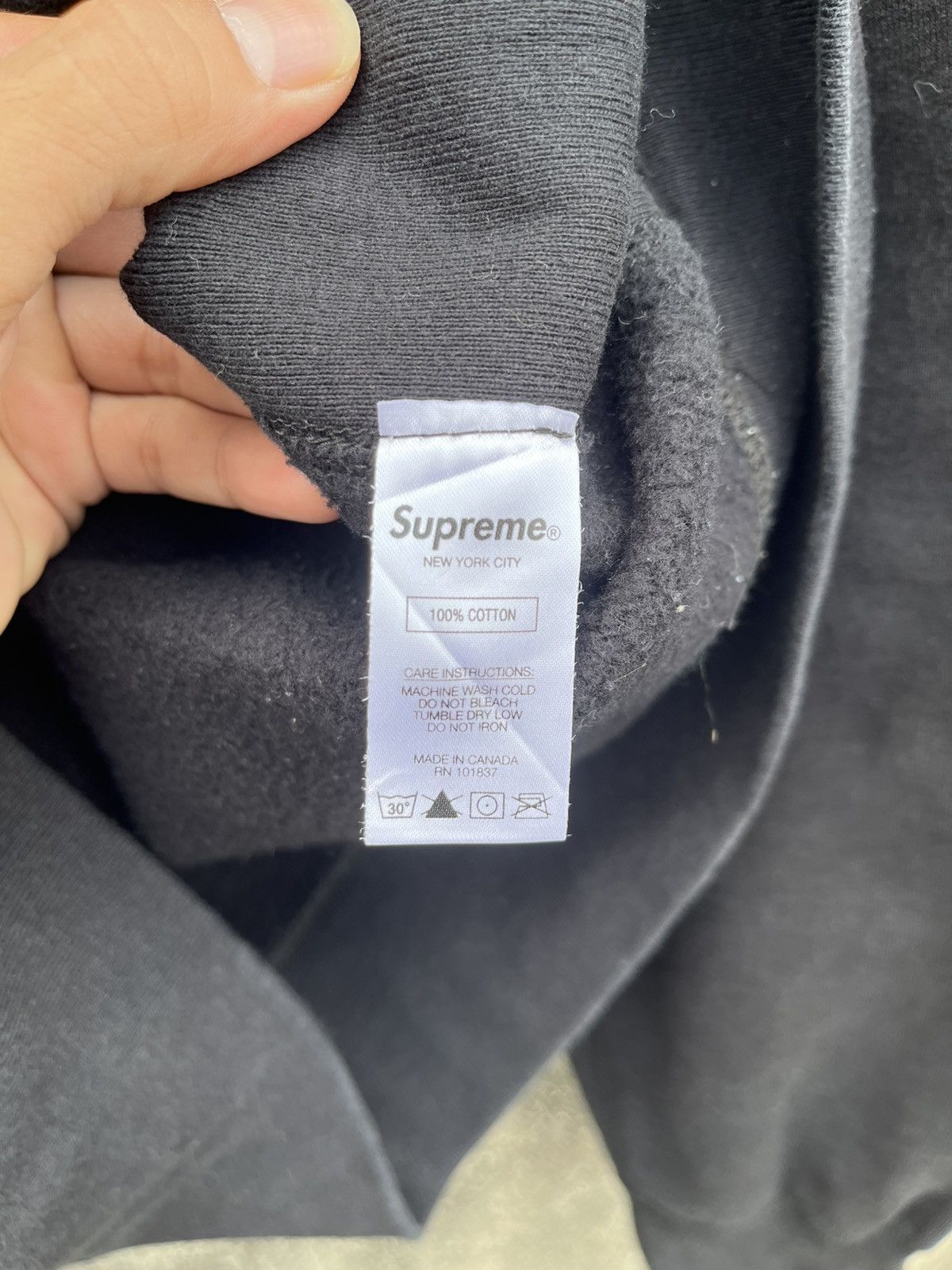 Supreme Supreme S Logo Hooded Sweatshirt Black Small Size US S / EU 44-46 / 1 - 9 Thumbnail