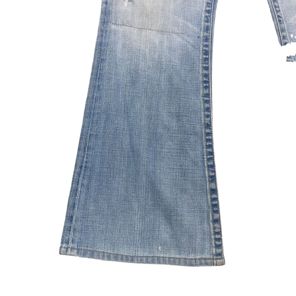 True Religion Vintage True Religion Distressed Denim Flare Jeans Size US 35 - 9 Thumbnail