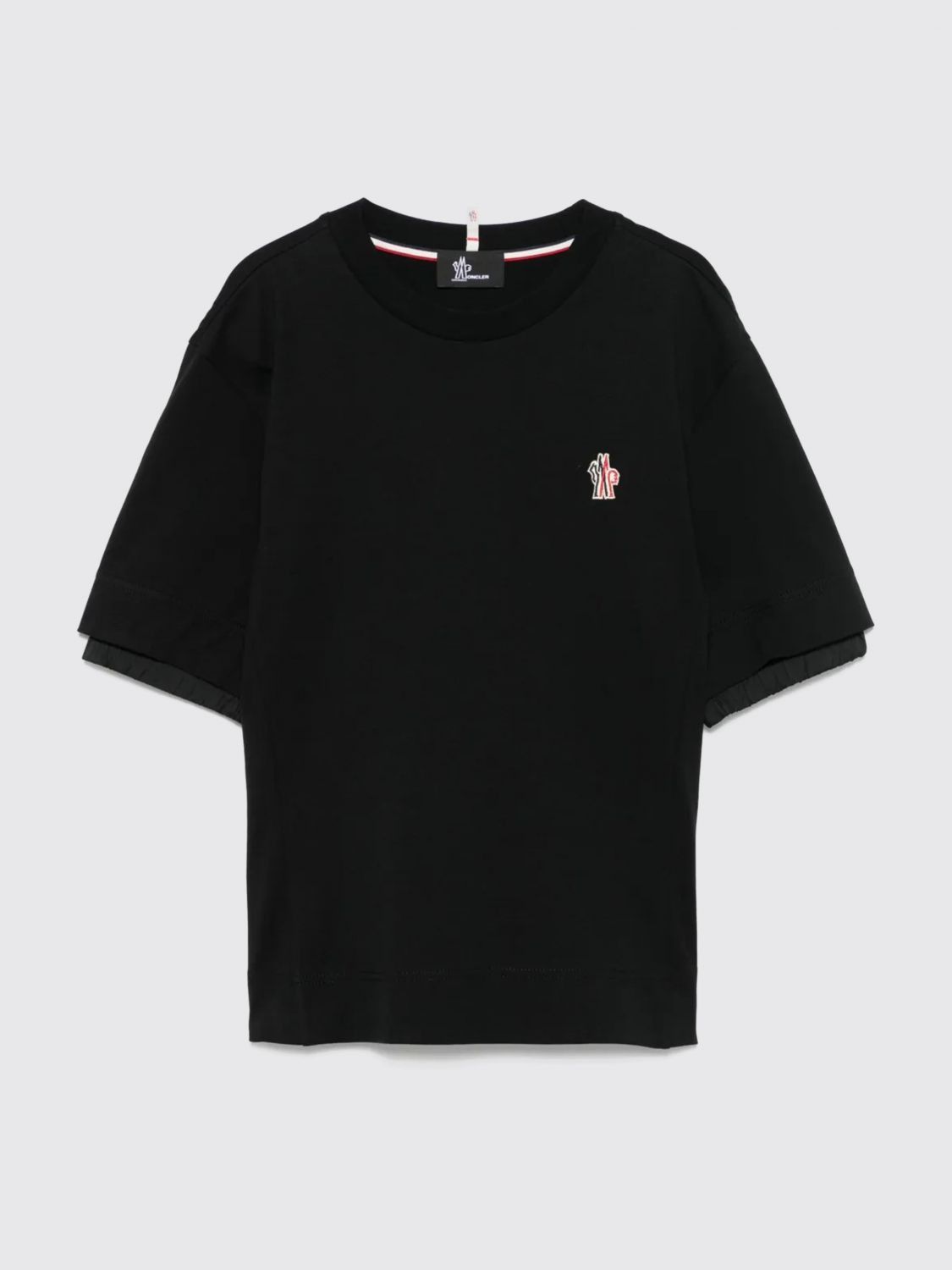 Moncler Moncler T-Shirt Woman Black Size L / US 10 / IT 46 - 1 Preview
