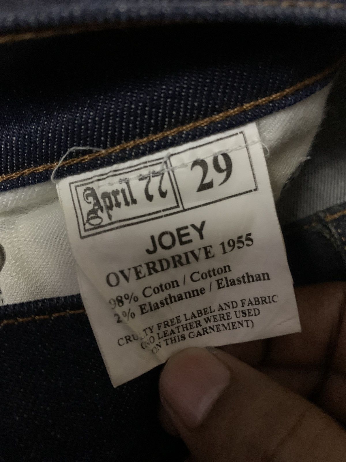 April 77 April 77 Skinny Blue Denim Size US 30 / EU 46 - 10 Thumbnail