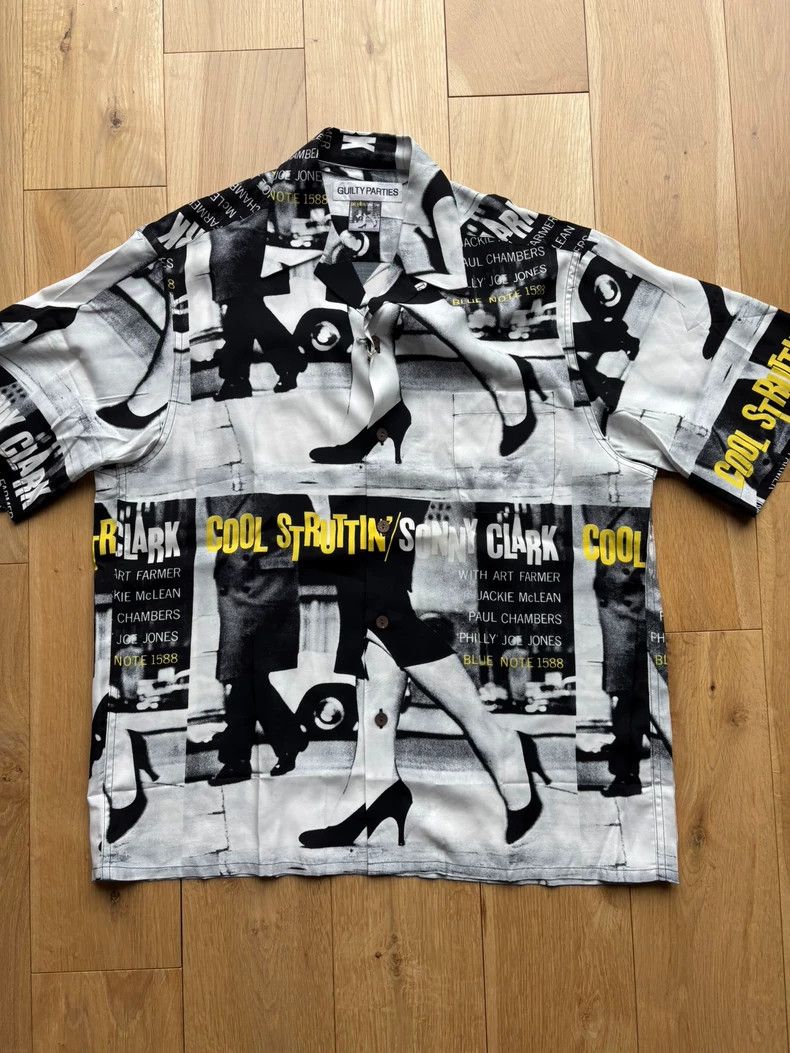 Wacko Maria WACKO MARIA Hawaiian Shirt in Black and White- DMC Size US M / EU 48-50 / 2 - 1 Thumbnail