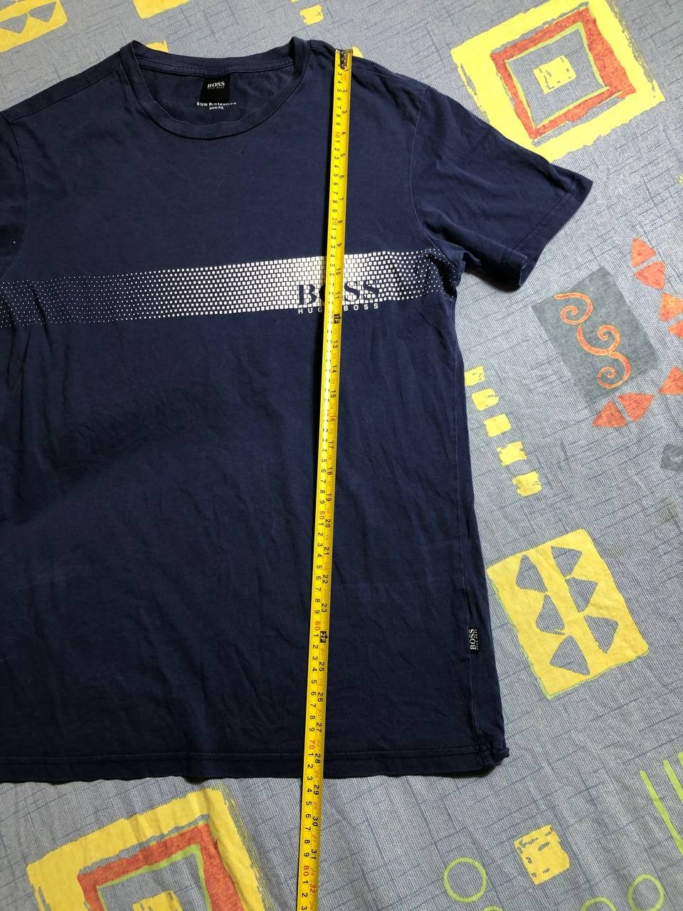 Hugo Boss Hugo Boss tee grey big logo Size US M / EU 48-50 / 2 - 10 Thumbnail