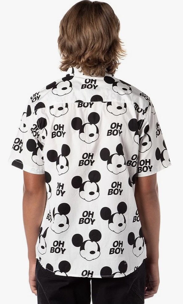 NEFF Vintage Neff Disney Men's Oh Boy Mickey Button-Down Shirt Size US S / EU 44-46 / 1 - 2 Thumbnail