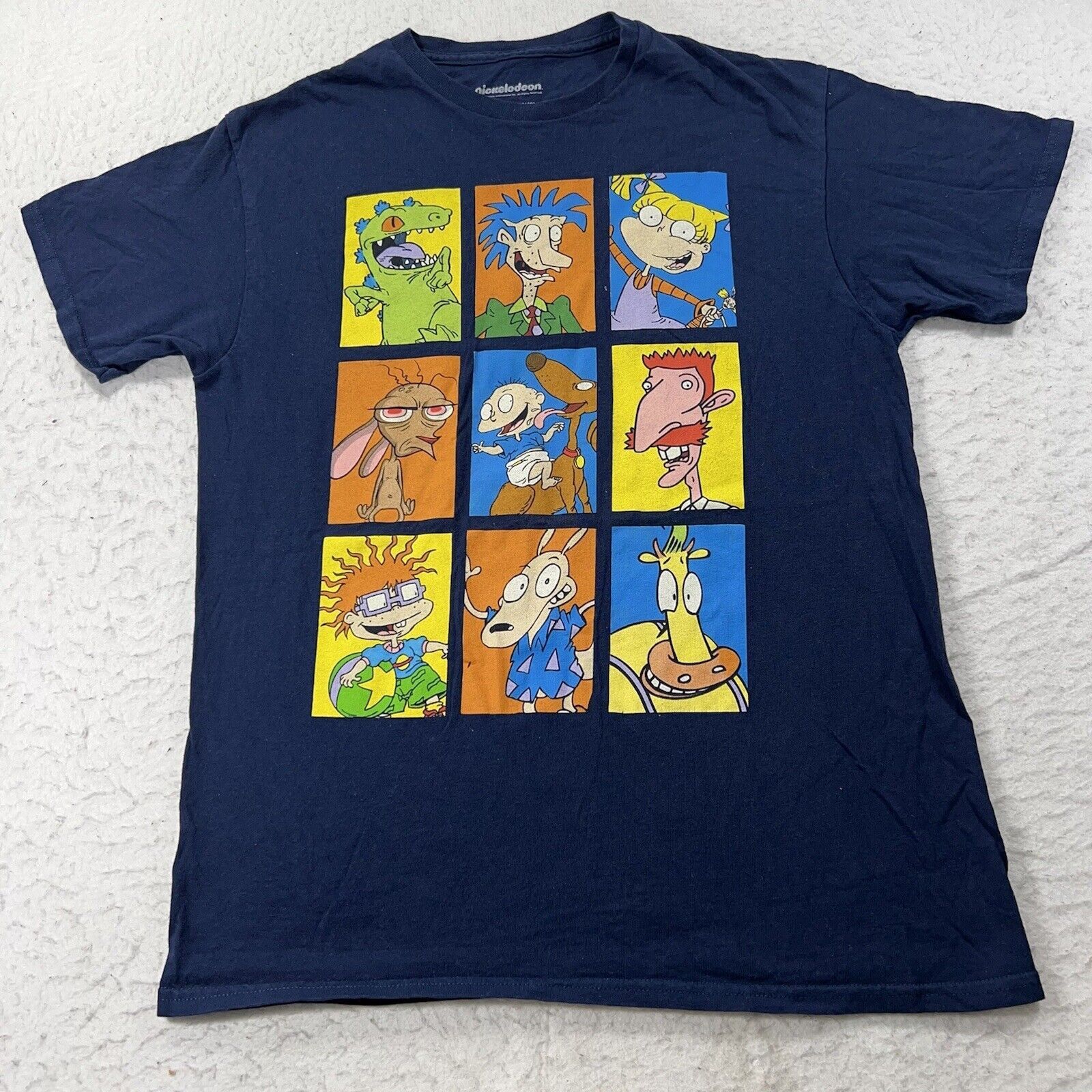 Nickelodeon Nickelodeon Medium Blue Cartoon Characters Graphic T Shirt Size US M / EU 48-50 / 2 - 1 Thumbnail