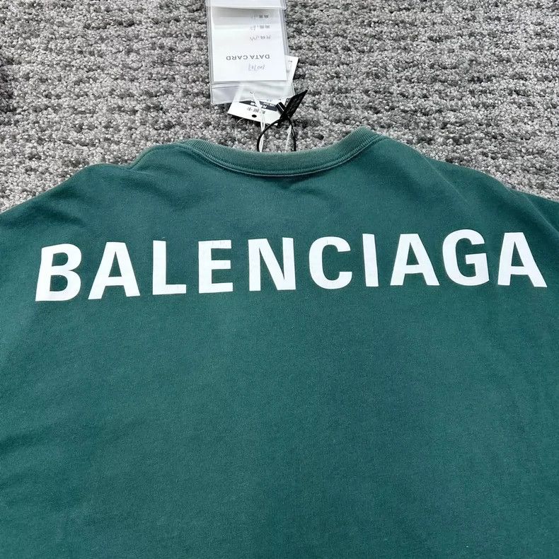 Balenciaga Balenciaga Back LOGO Lake Water Wash Short Sleeve 2501-Next Size US M / EU 48-50 / 2 - 3 Thumbnail