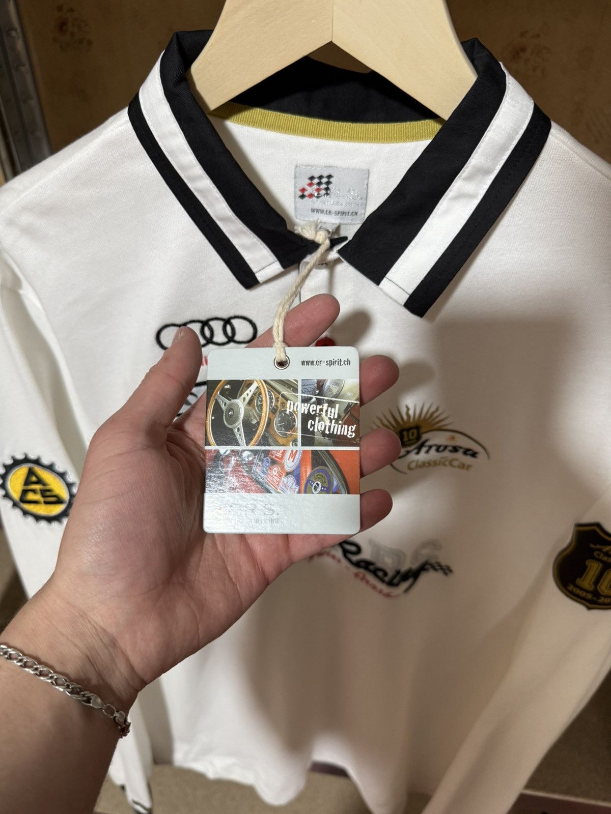 Audi × Vintage Vintage Audi Arosa Classic Car IROC Racing Polo T-Shirt Size US L / EU 52-54 / 3 - 9 Thumbnail