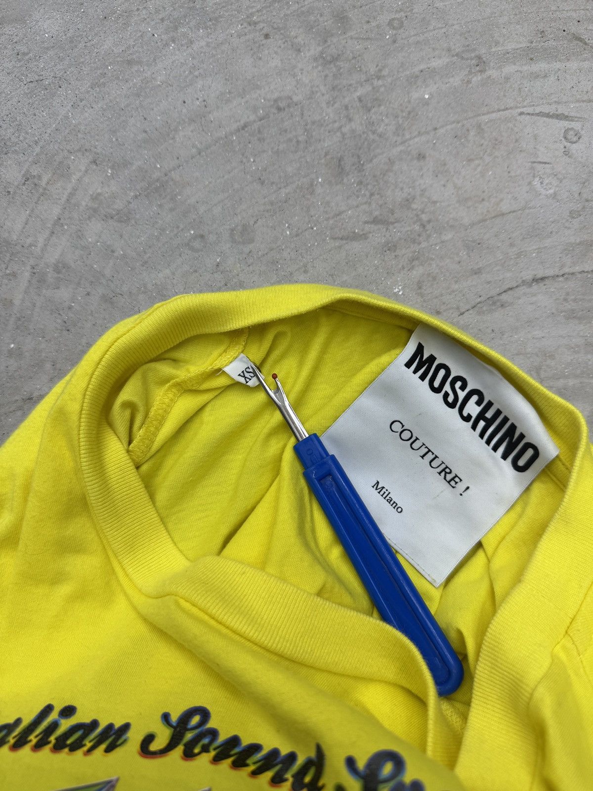 Moschino Moschino Couture Italian Sound System Graphic Graphic Shirt Size US XL / EU 56 / 4 - 3 Thumbnail