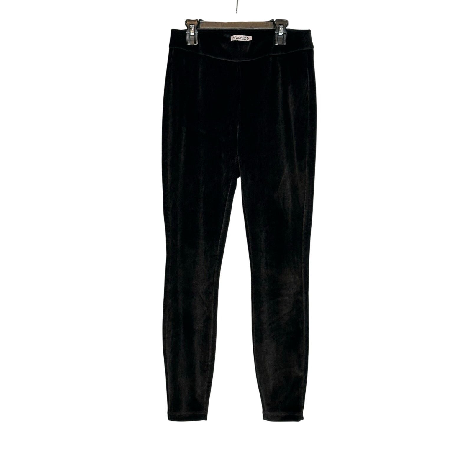 Nanette Lepore Nanette Lepore black velvet pull on legging pants size small Size 30" / US 8 / IT 44 - 5 Thumbnail