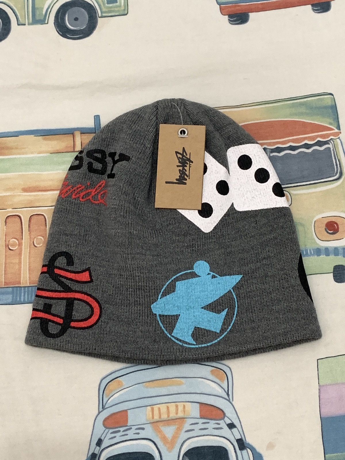 Stussy Stussy Mixed logo skullcap beanie Size ONE SIZE - 1 Thumbnail
