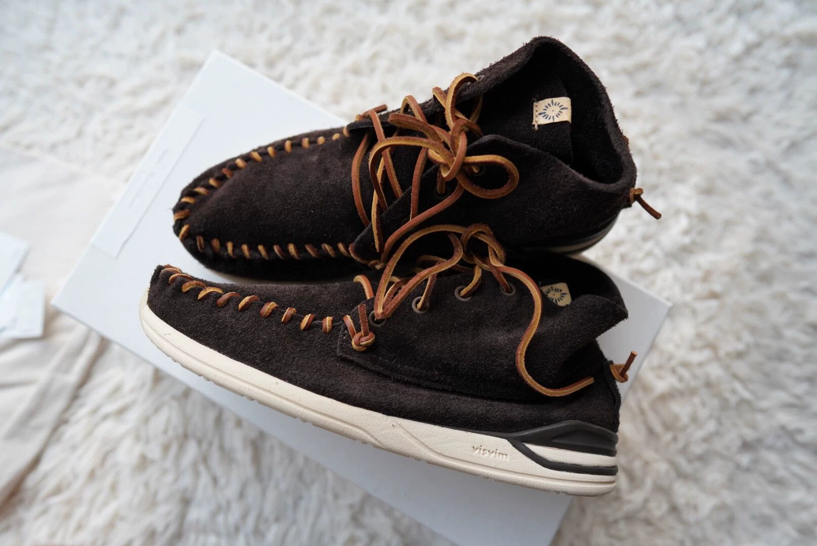 Visvim visvim yucca moc shaman veg suede shoes | Grailed