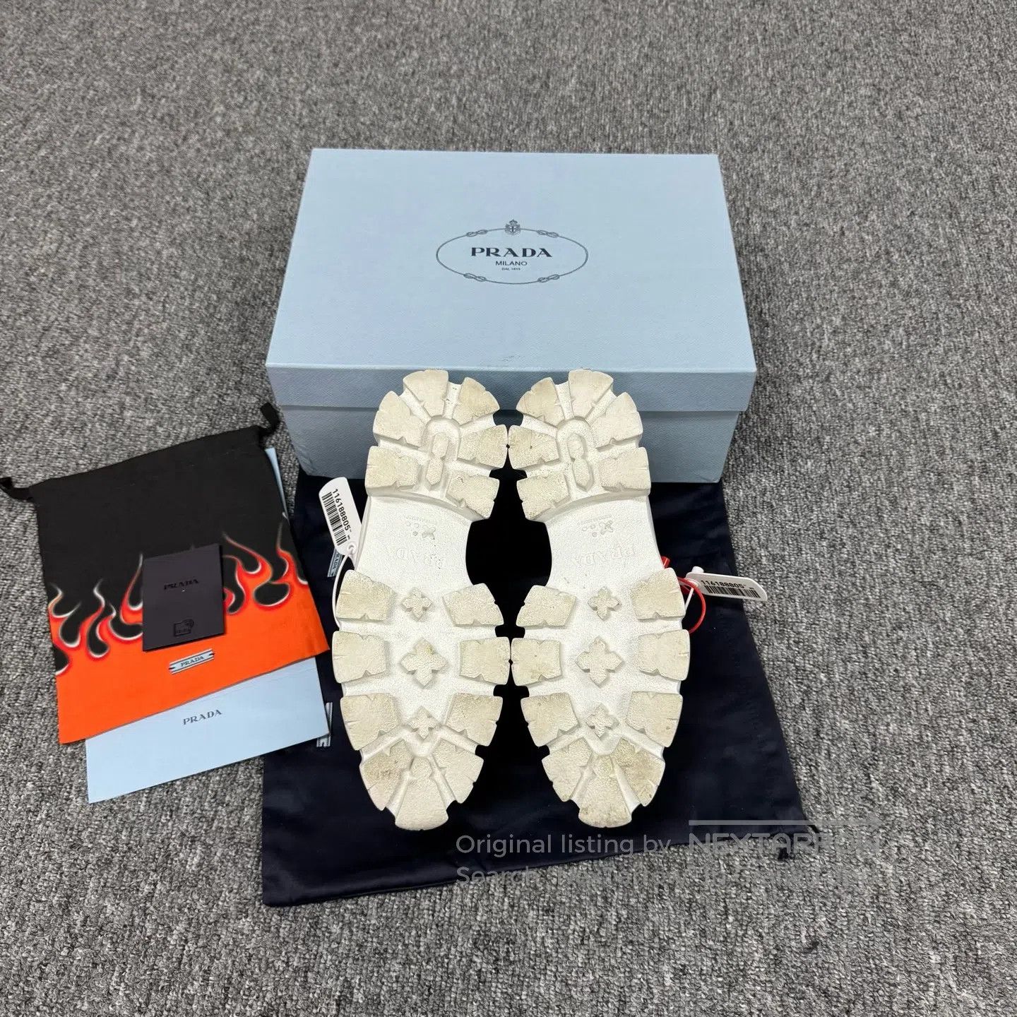 Prada Prada Delta logo, thick sole, loafers| Size US 7 / IT 37 - 6 Thumbnail