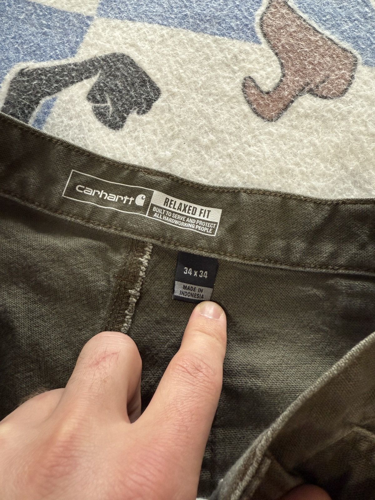 Carhartt Carhartt work pants Size US 34 / EU 50 - 4 Thumbnail