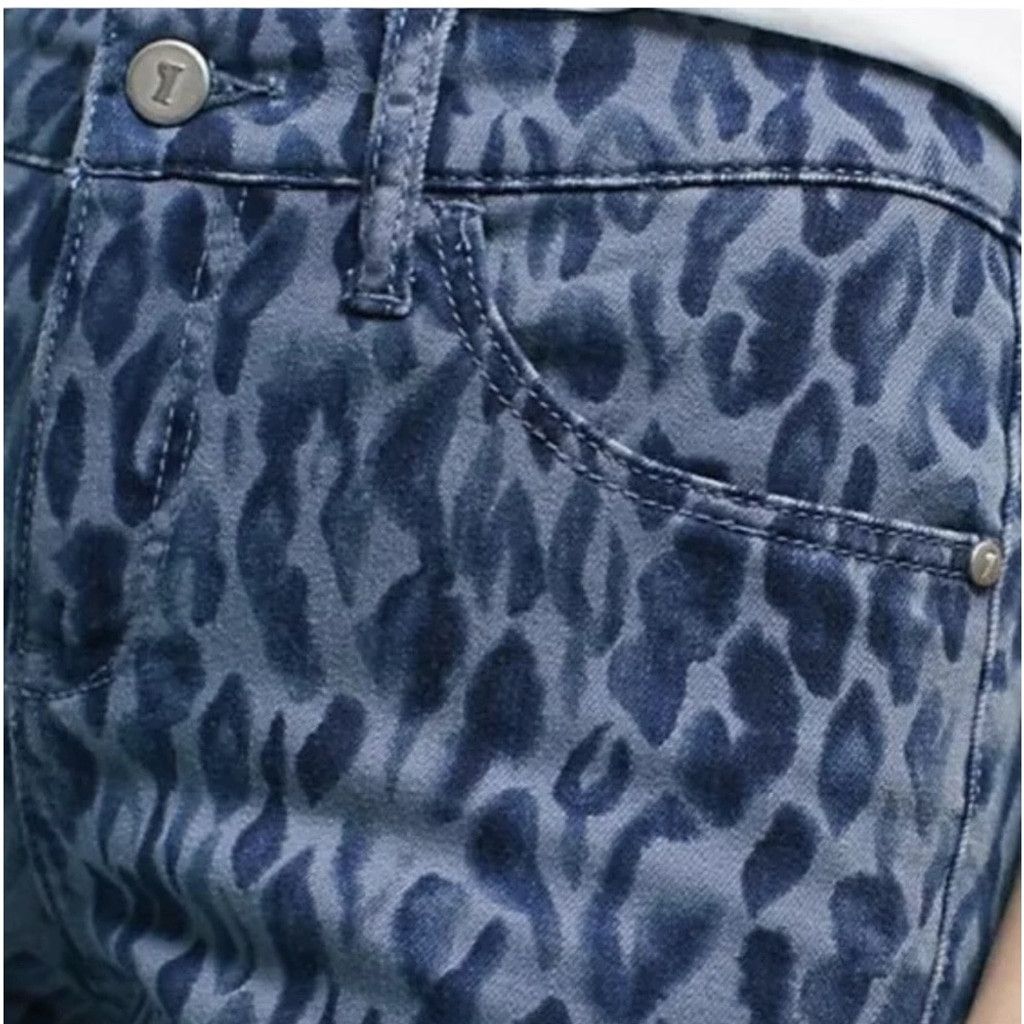 Anthropologie Anthropologie Pilcro Jeans Skinny Leopard Classic SZ 26 Blue Size 26" / US 2 / IT 38 - 13 Thumbnail
