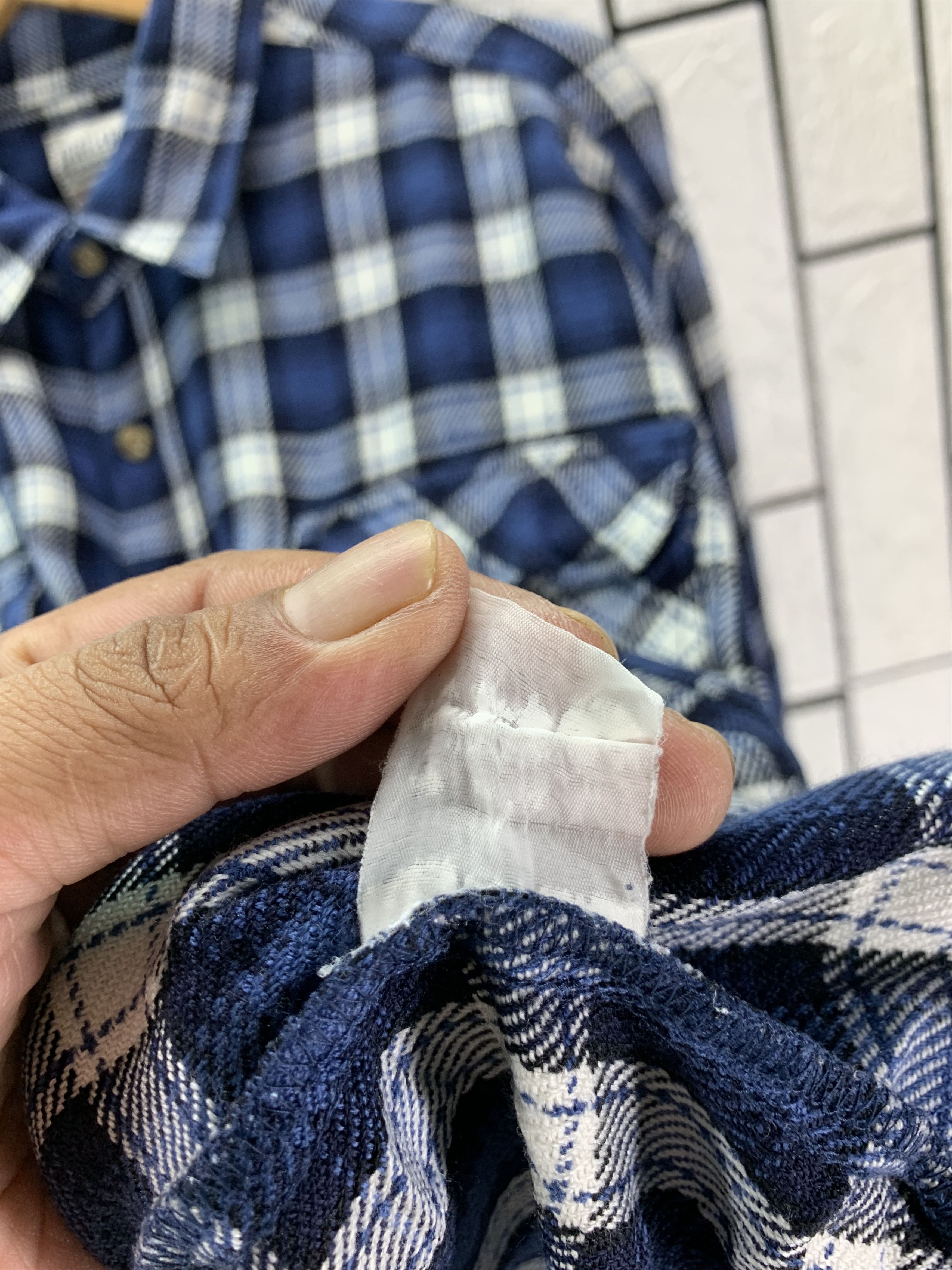 Vintage Vintage Break Off Shirt Flannel Size US XL / EU 56 / 4 - 8 Thumbnail