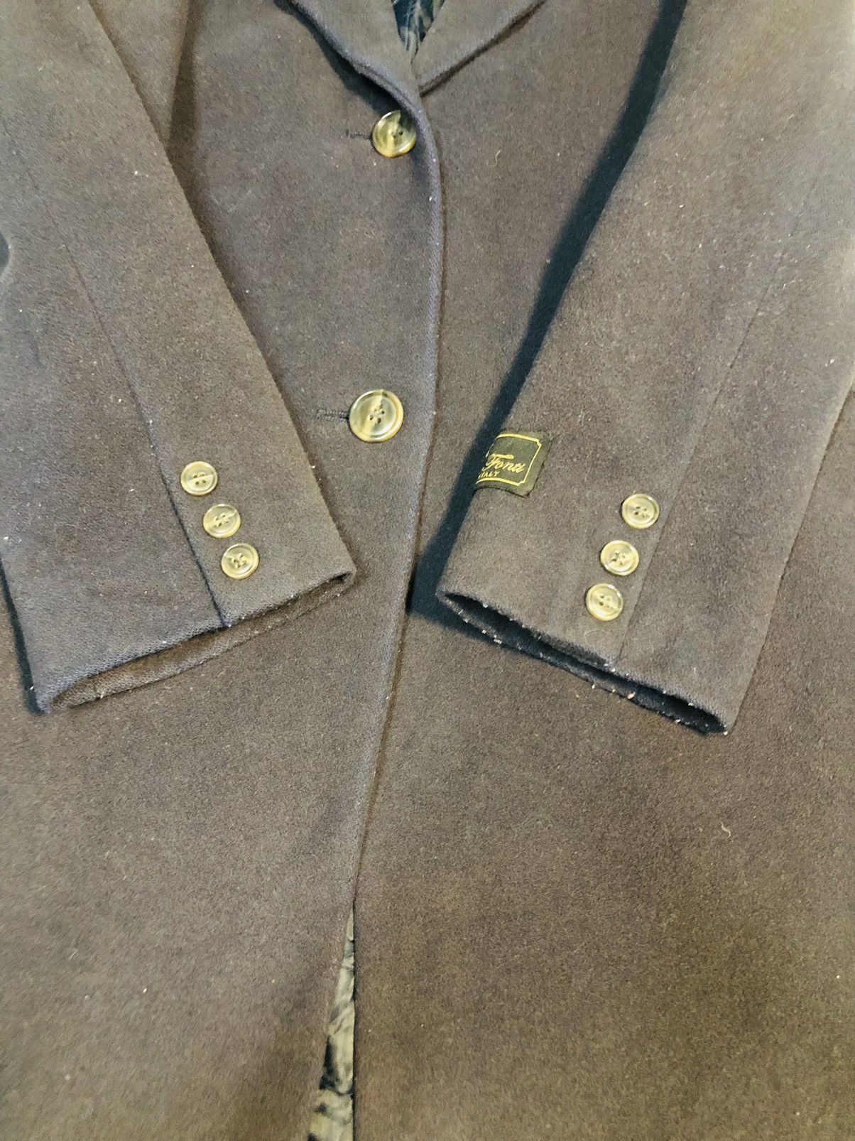 Vintage Tessuti Delle Fonti Long Jacket (12) Size US L / EU 52-54 / 3 - 4 Thumbnail