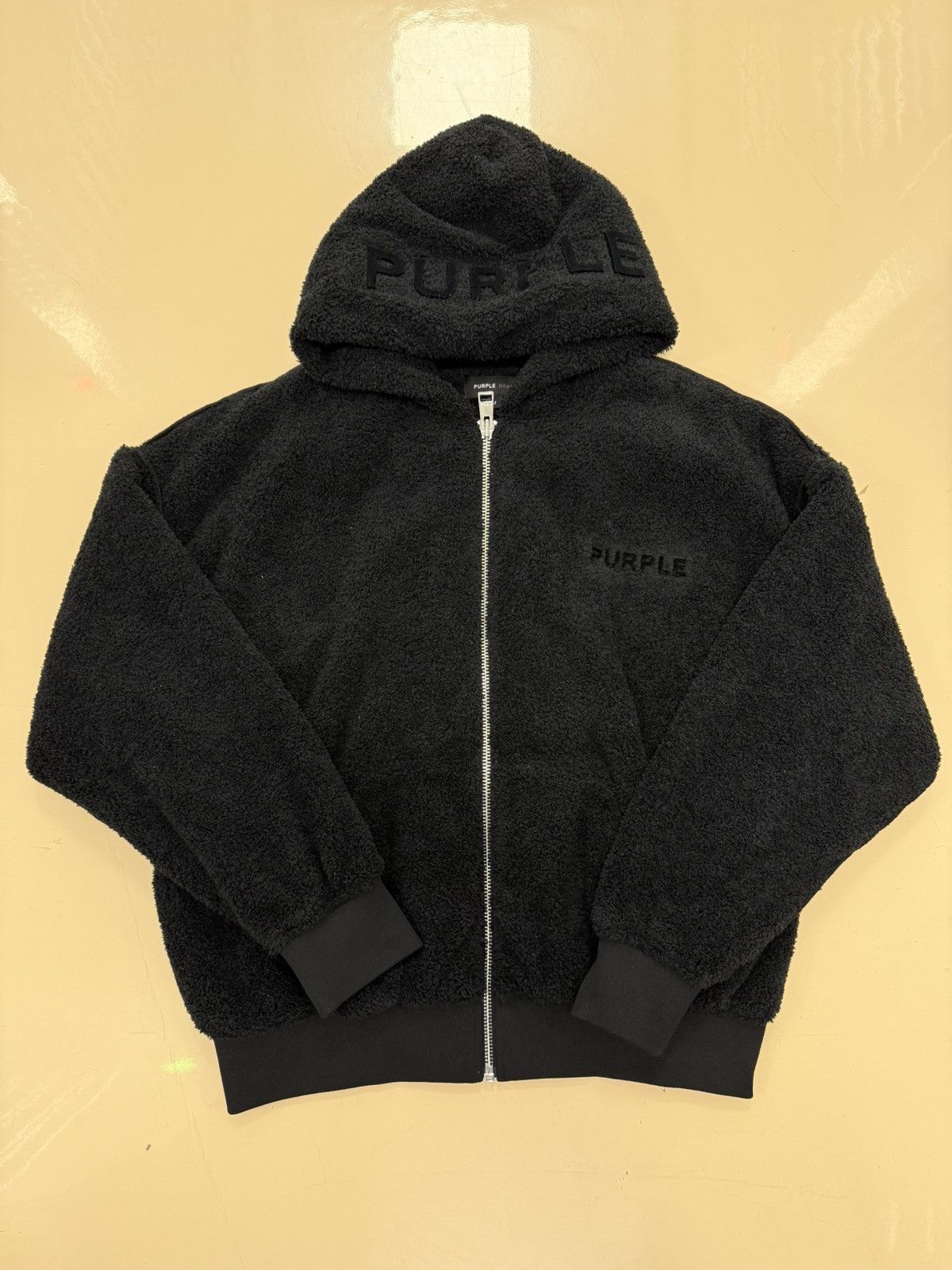 Purple Brand Zip Front Hoodie