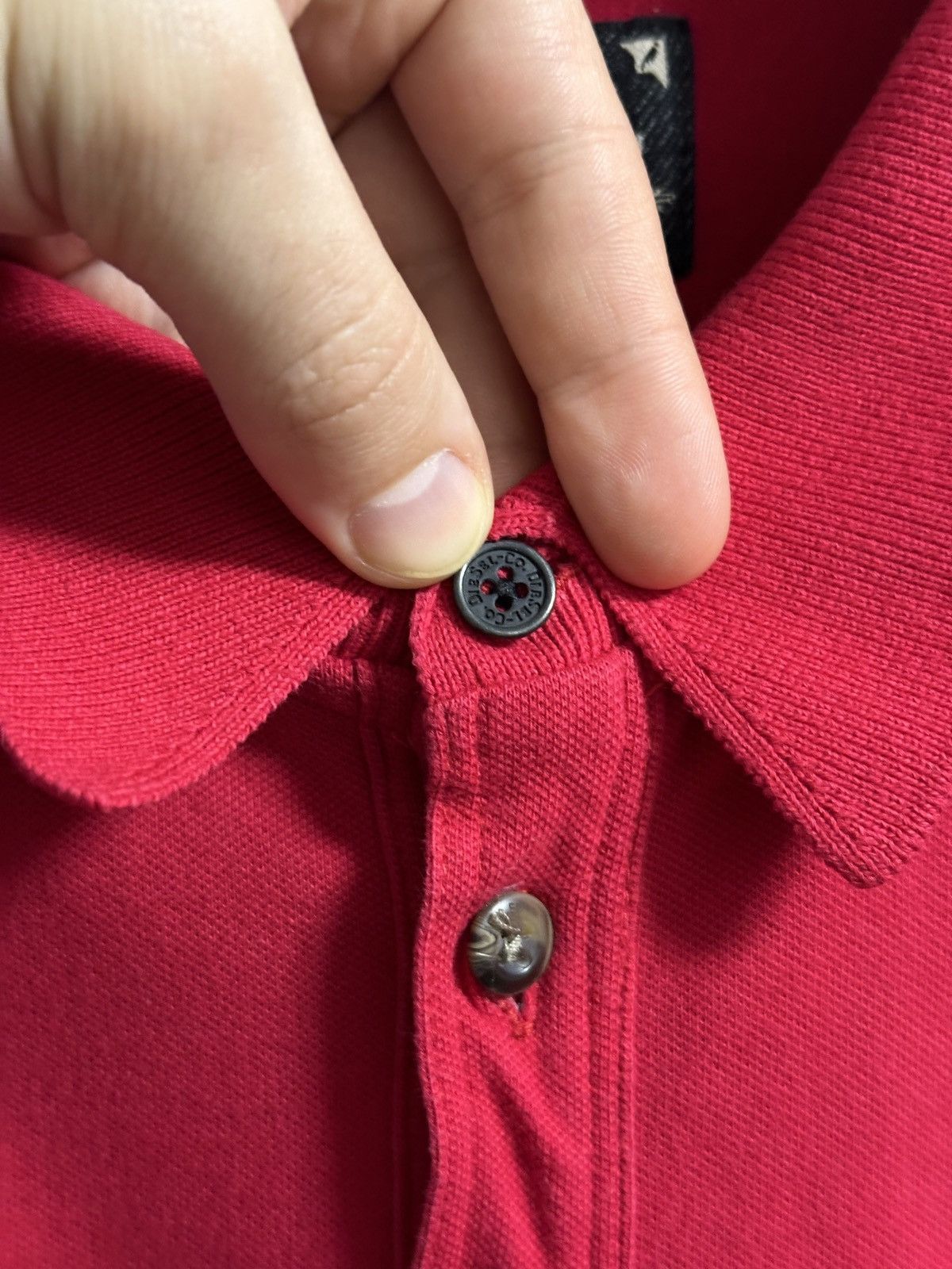 Diesel Rare Vintage Luxury Polo Diesel Industries Small Logo. Size US XL / EU 56 / 4 - 4 Thumbnail